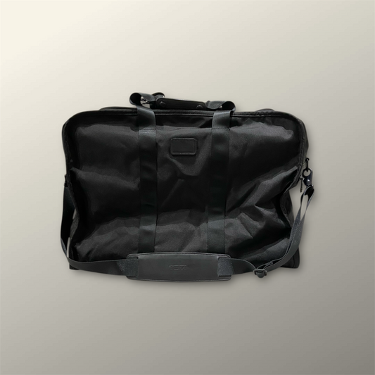 Tumi Black Ballistic Nylon Large Weekender Bag