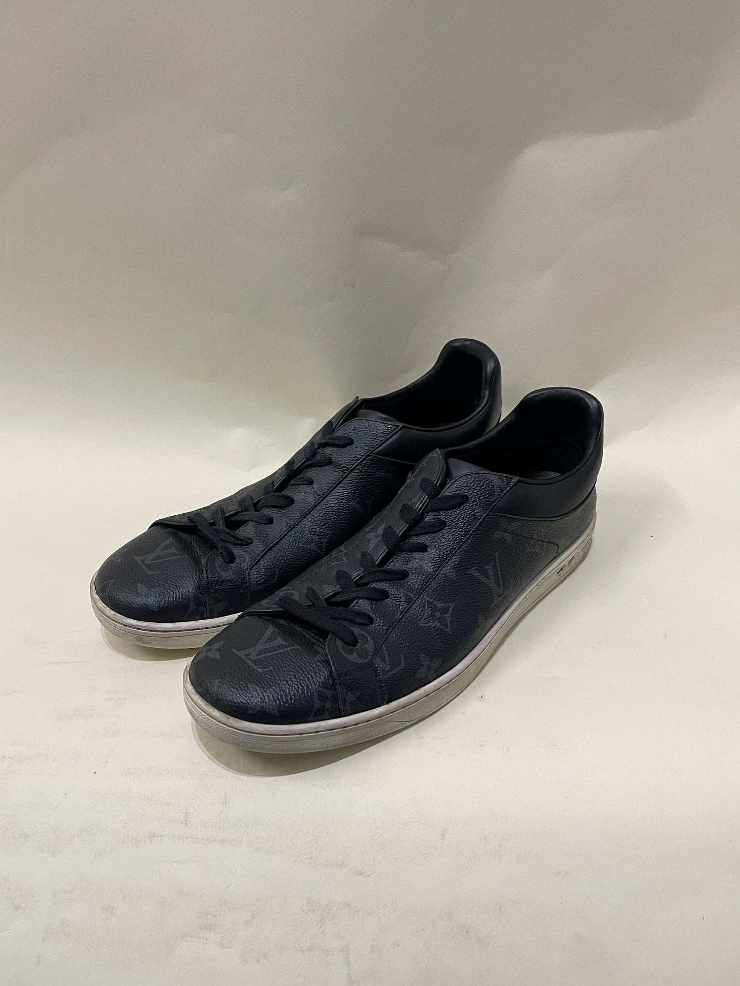Louis Vuitton Black & Grey Monogram Eclipse Luxembourg Sneakers 9 M / 10.5 W