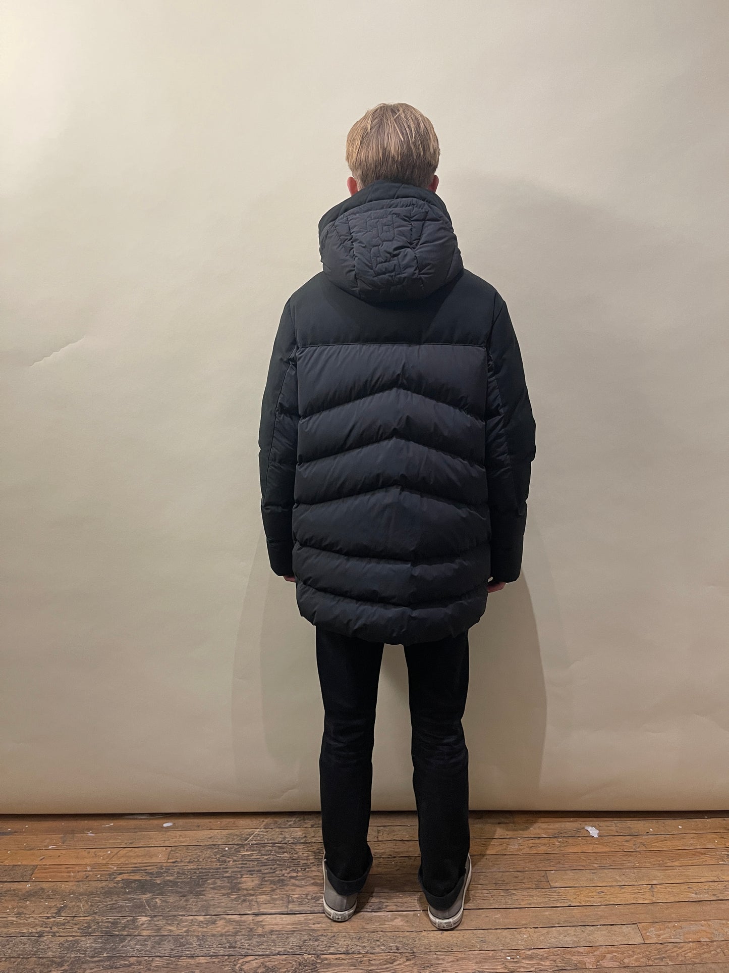 Parajumpers Black Down Filled Hikari Jacket Medium - M