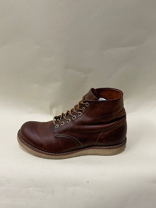Red Wing Shoes Brown Leather 9111 Round Toe Heritage Boots 8 M / 9.5 W