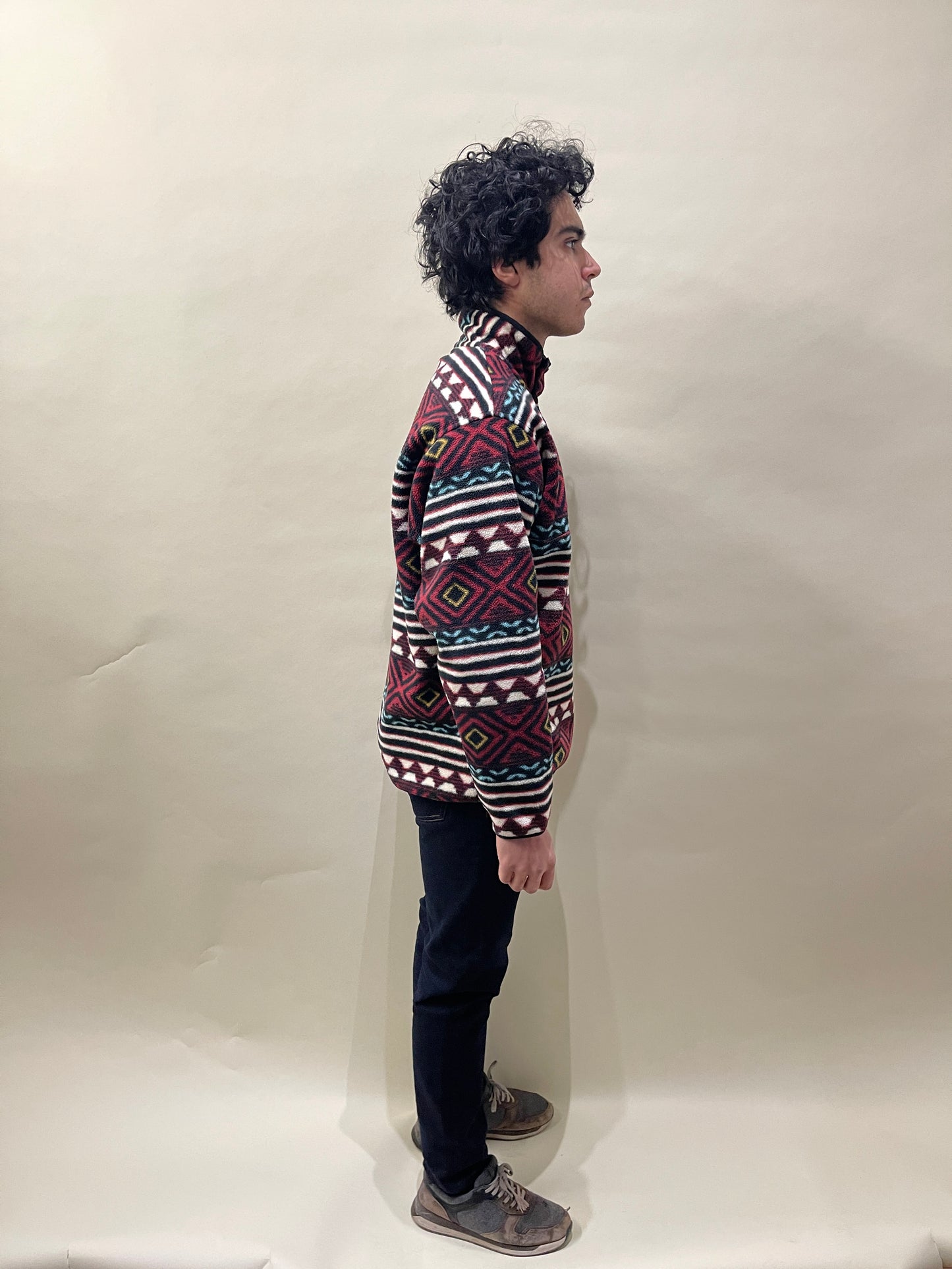 Patagonia Multicolour Synchilla Aztec Pattern Fleece Pullover Medium - M