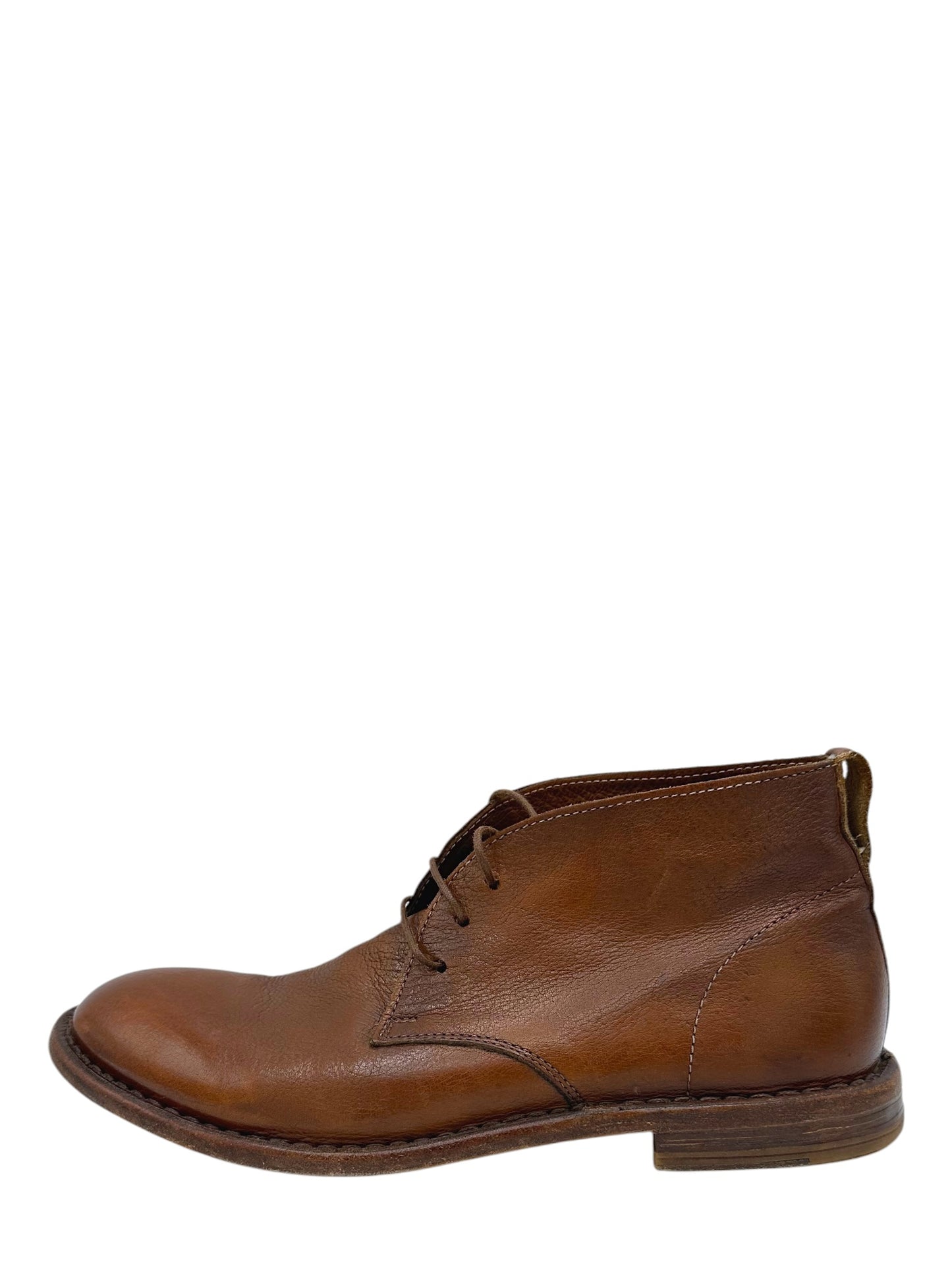 Moma Cognac Leather Chukka Boots 9 M