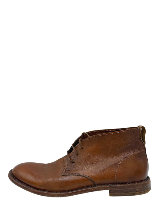 Moma Cognac Leather Chukka Boots 9 M