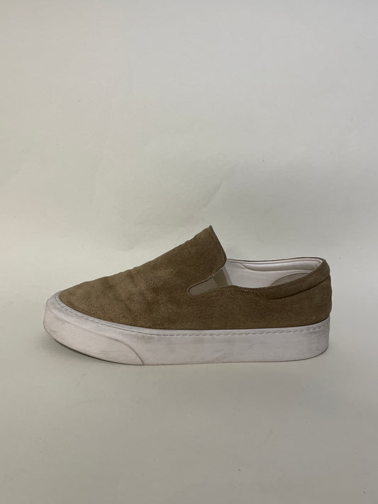 The Row Dark Tan Suede Slip On Sneakers 8.5 M / 10 W