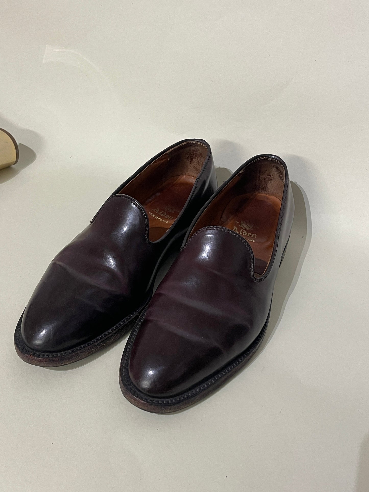 Alden Dark Brown Cordovan Wholecut Loafer 8.5 M / 10 W