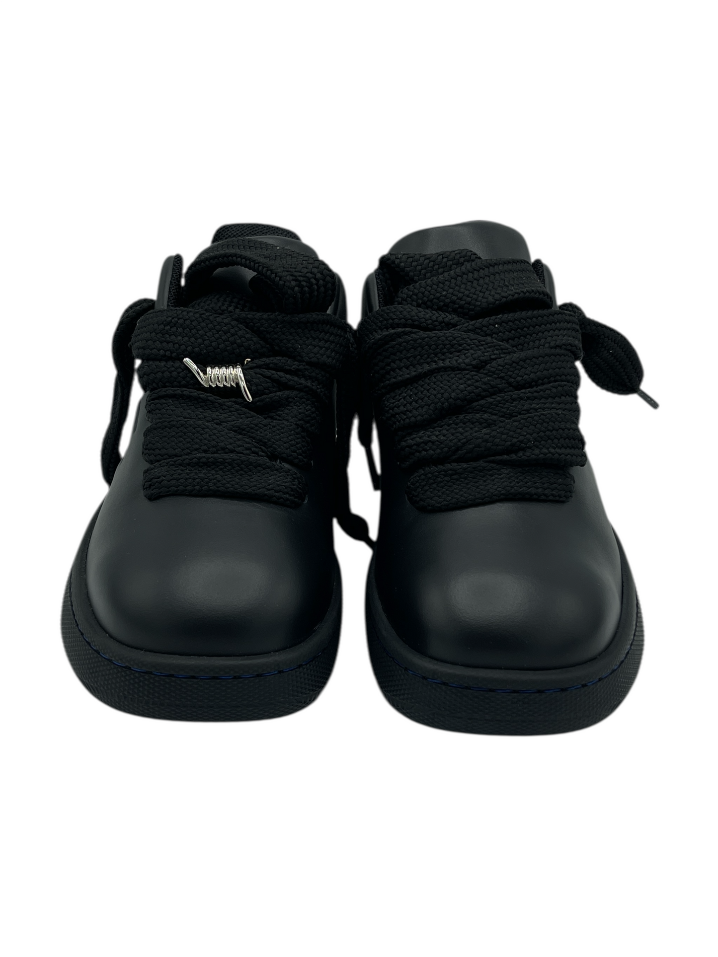 Burberry Black Leather Box Sneakers 9.5 M / 11 W
