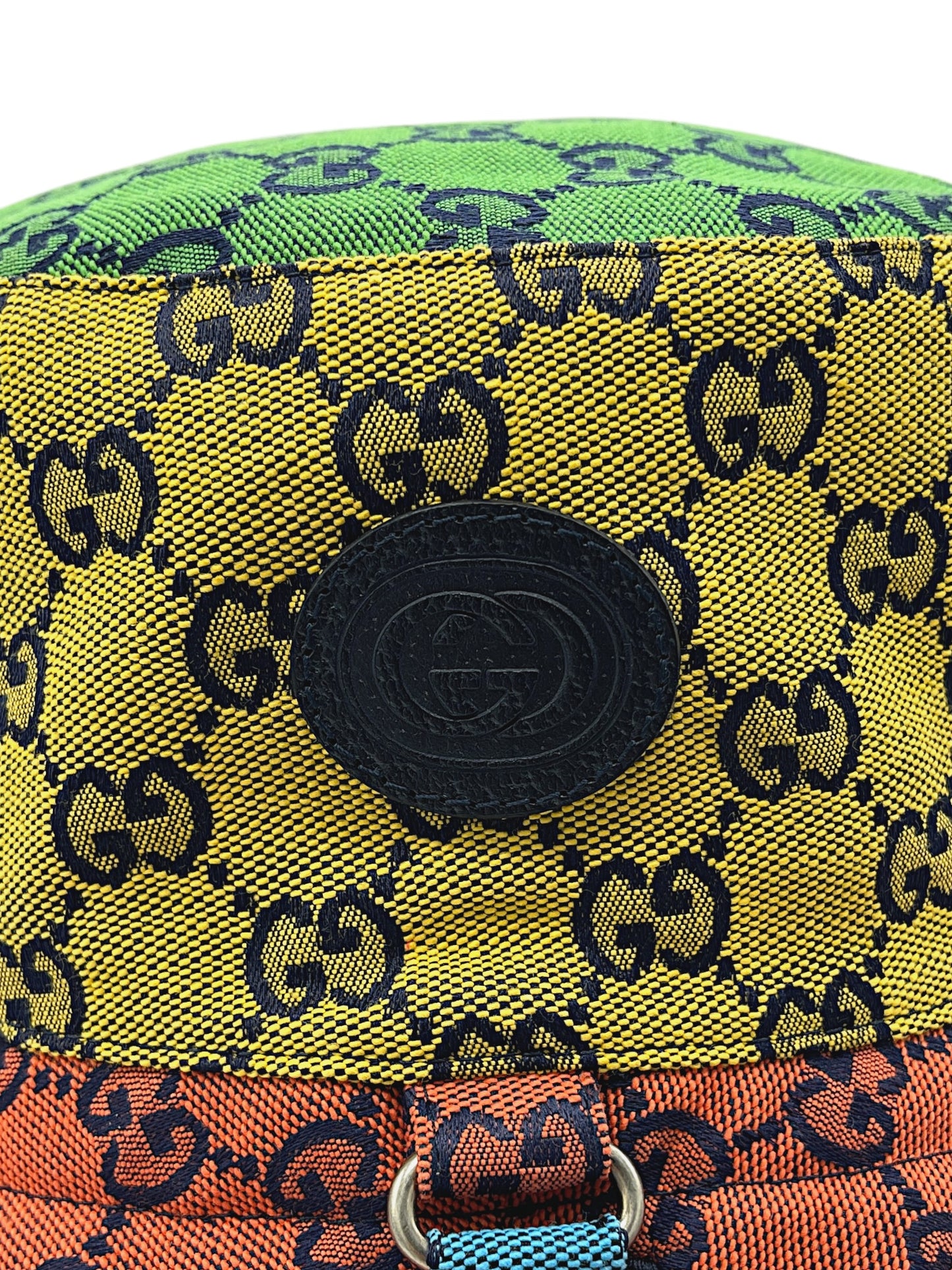 Gucci Multicolour Reversible Monogram Heavy Cotton Bucket Hat