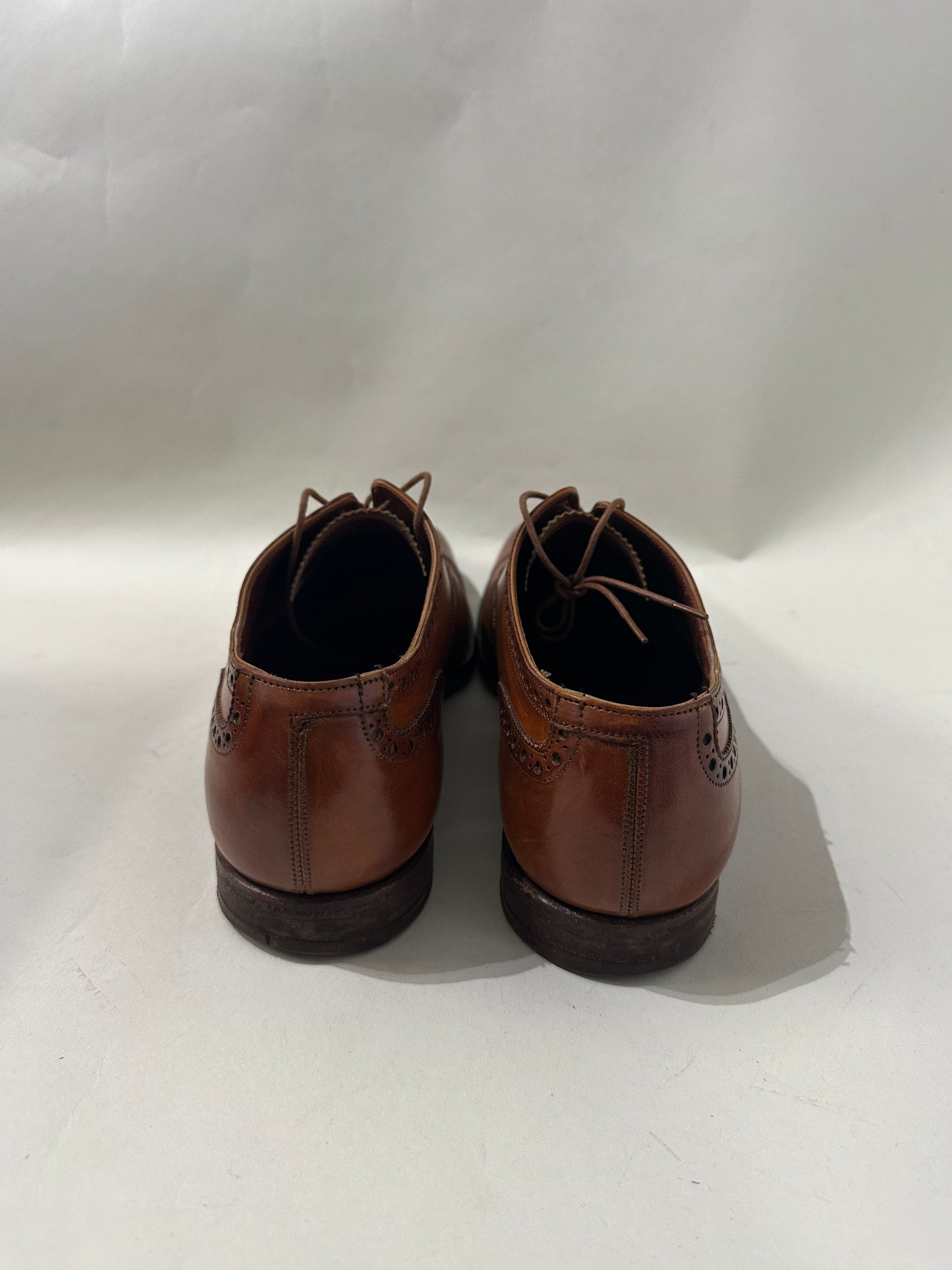 Crockett & Jones Dark Brown Leather Savile Monk Strap Shoes 9.5 M / 11 W