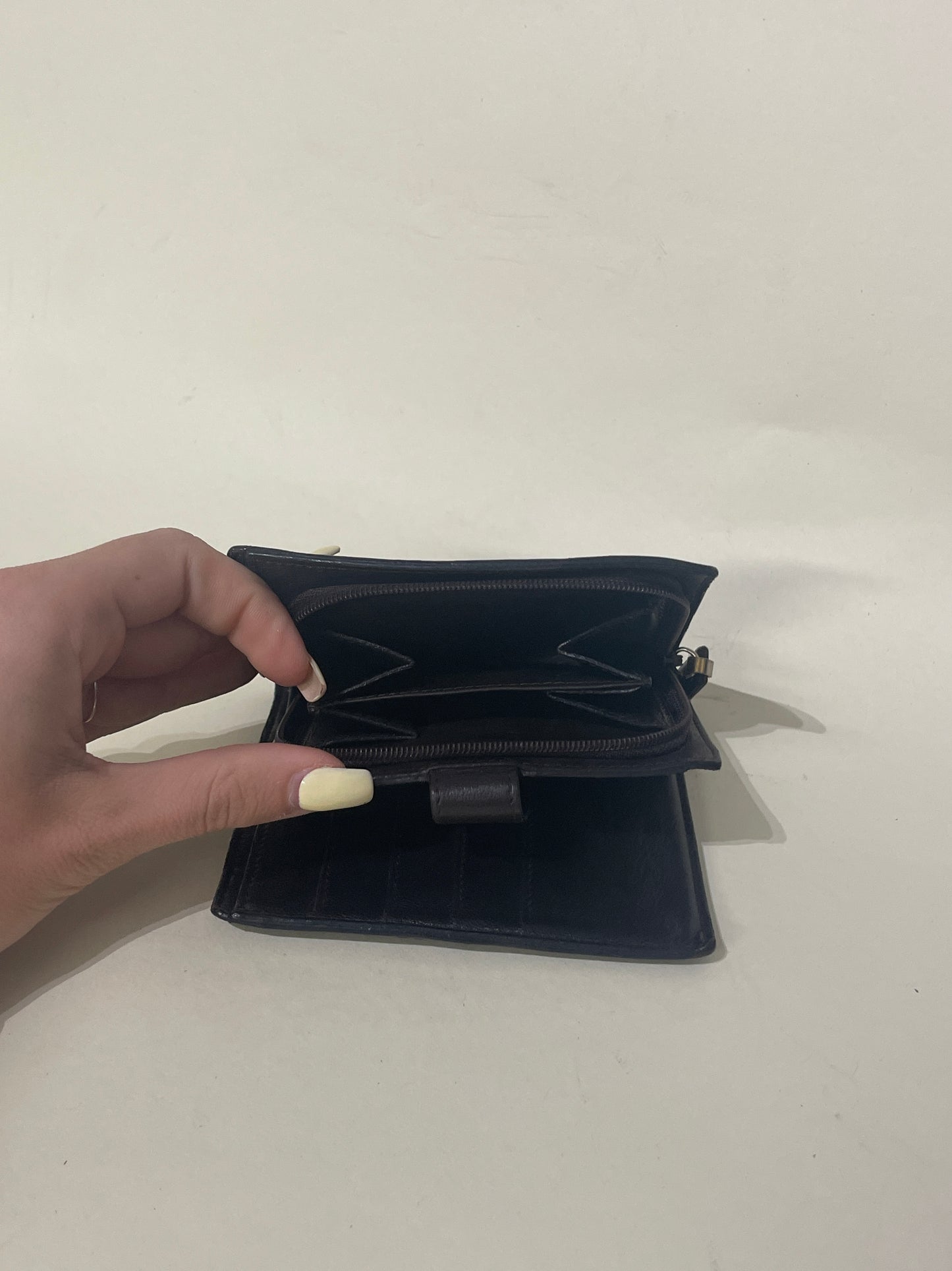 Bottega Veneta Dark Brown Intrecciato Leather Bifold Wallet