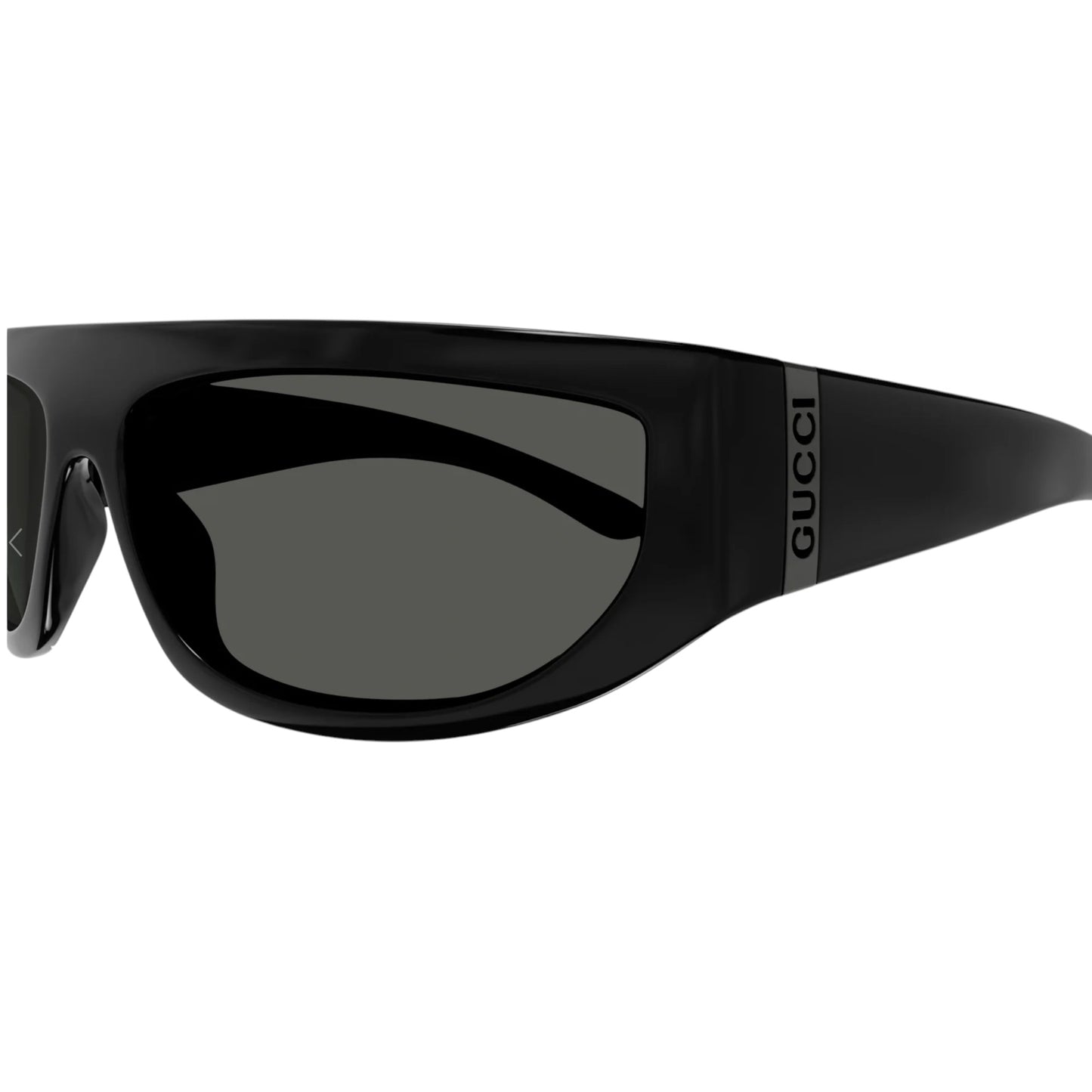 Gucci Black Wrap Around Sunglasses