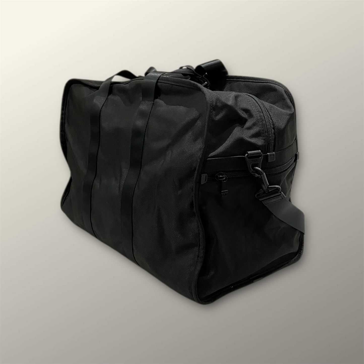 Tumi Black Ballistic Nylon Large Weekender Bag
