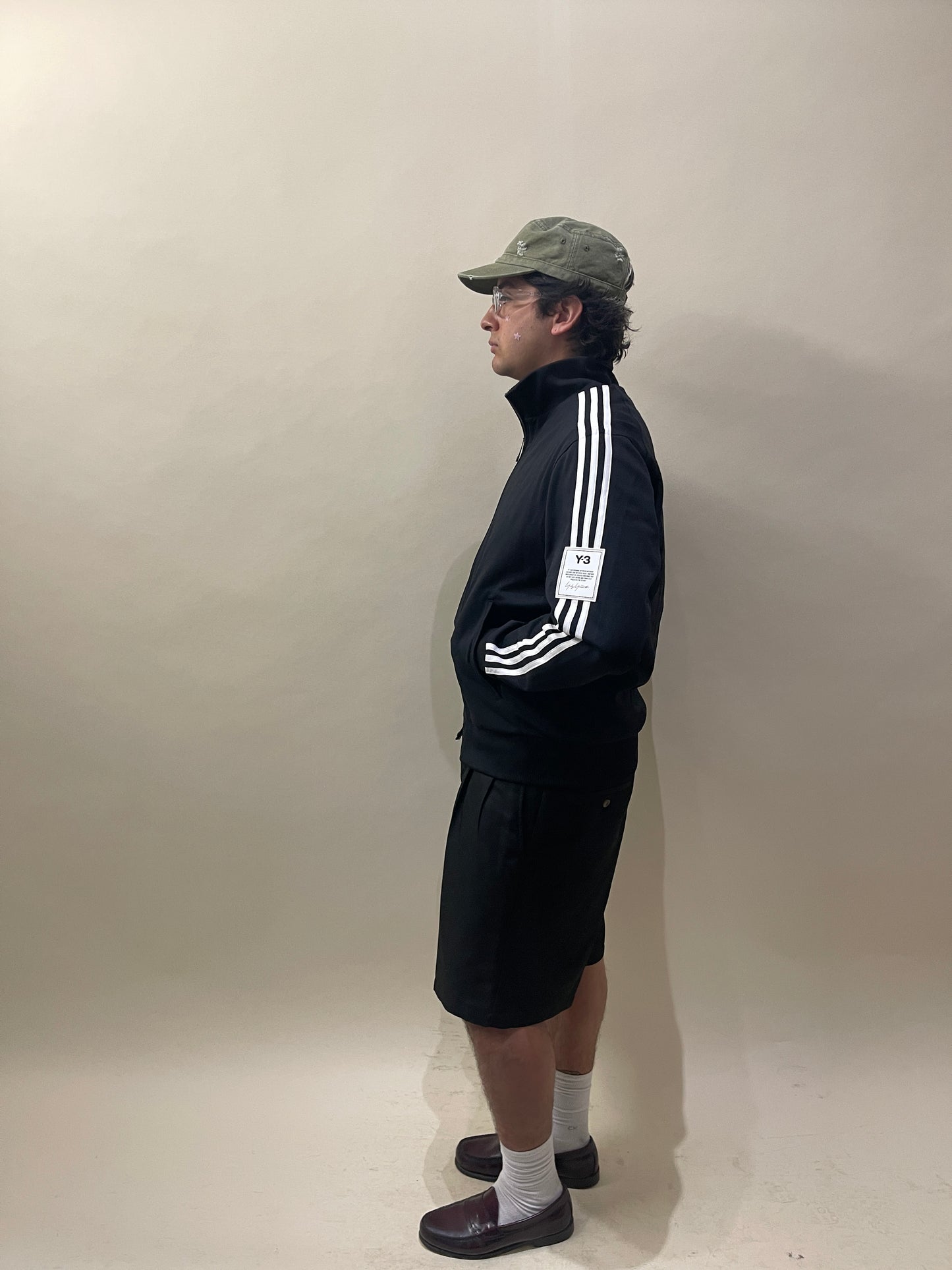 Y-3 Black Striped Sleeve Track Jacket Extra Large - XL