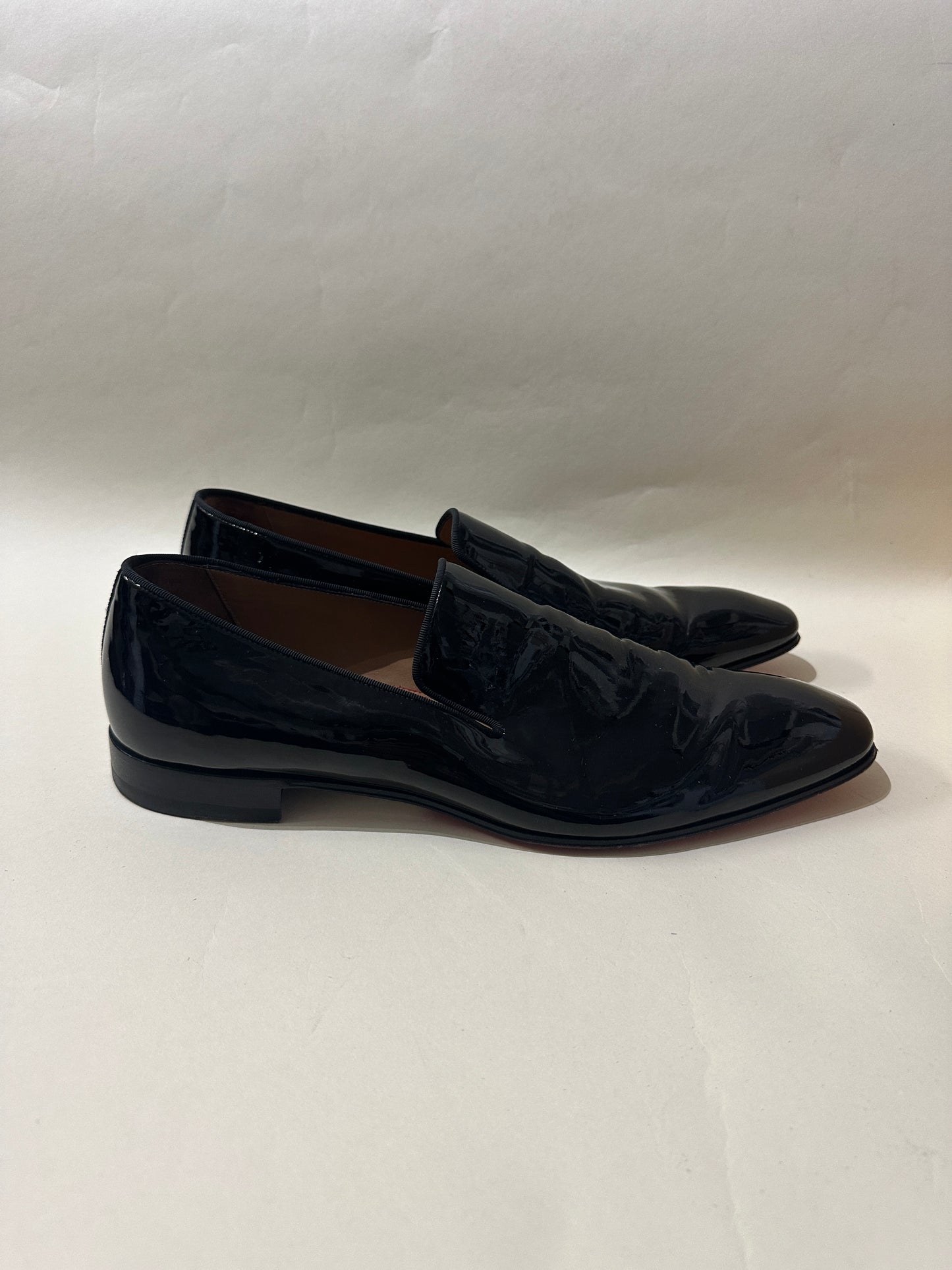 Christian Louboutin Black Patent Calf Dandelion Loafers 11 M / 12.5 W