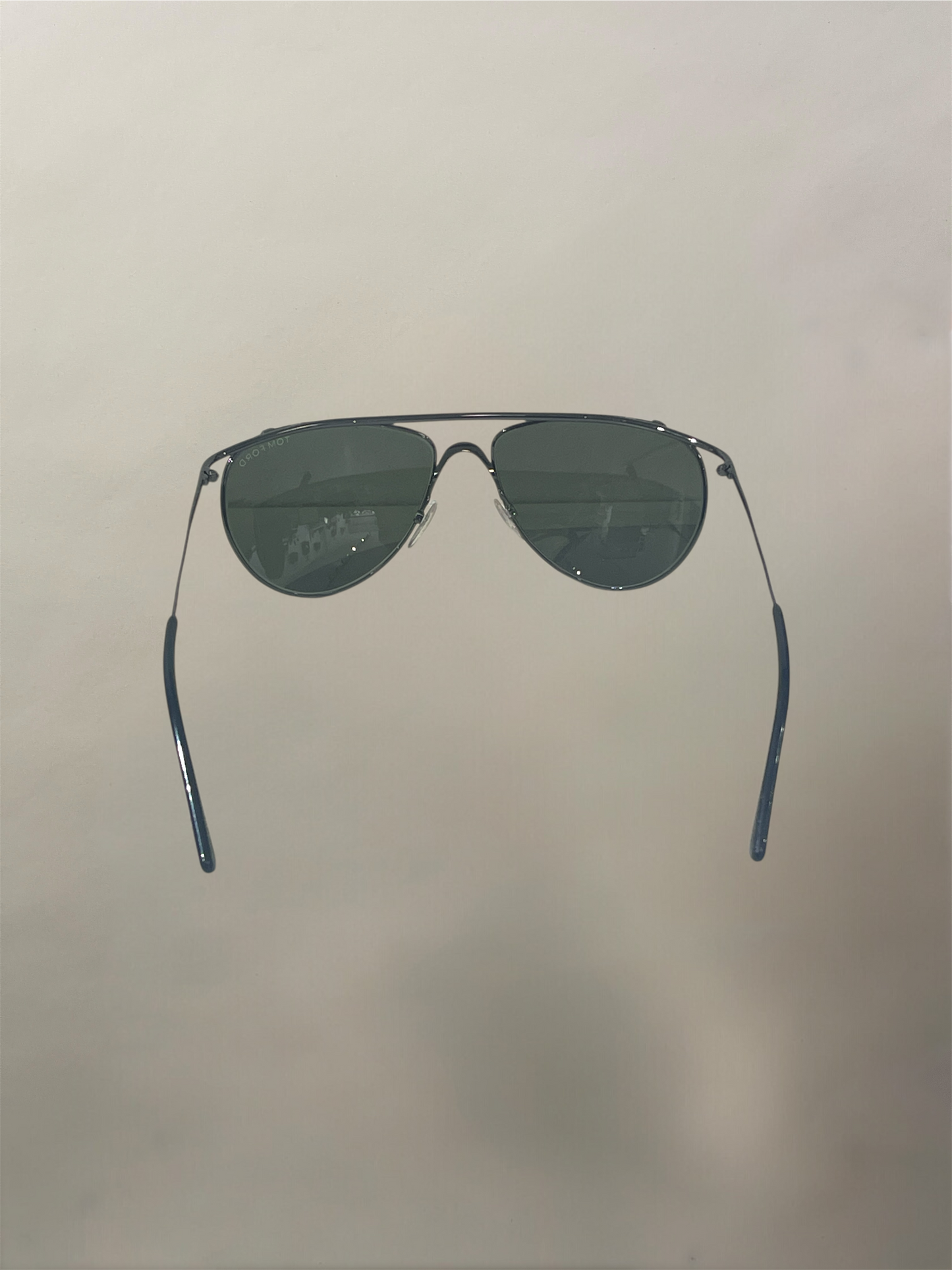 Tom Ford Gunmetal Metal Frame James Aviator Sunglasses
