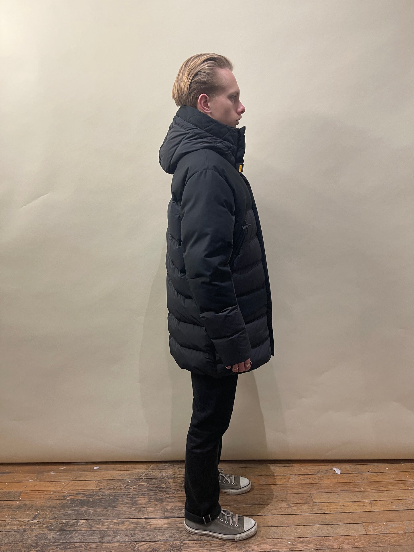 Parajumpers Black Down Filled Hikari Jacket Medium - M