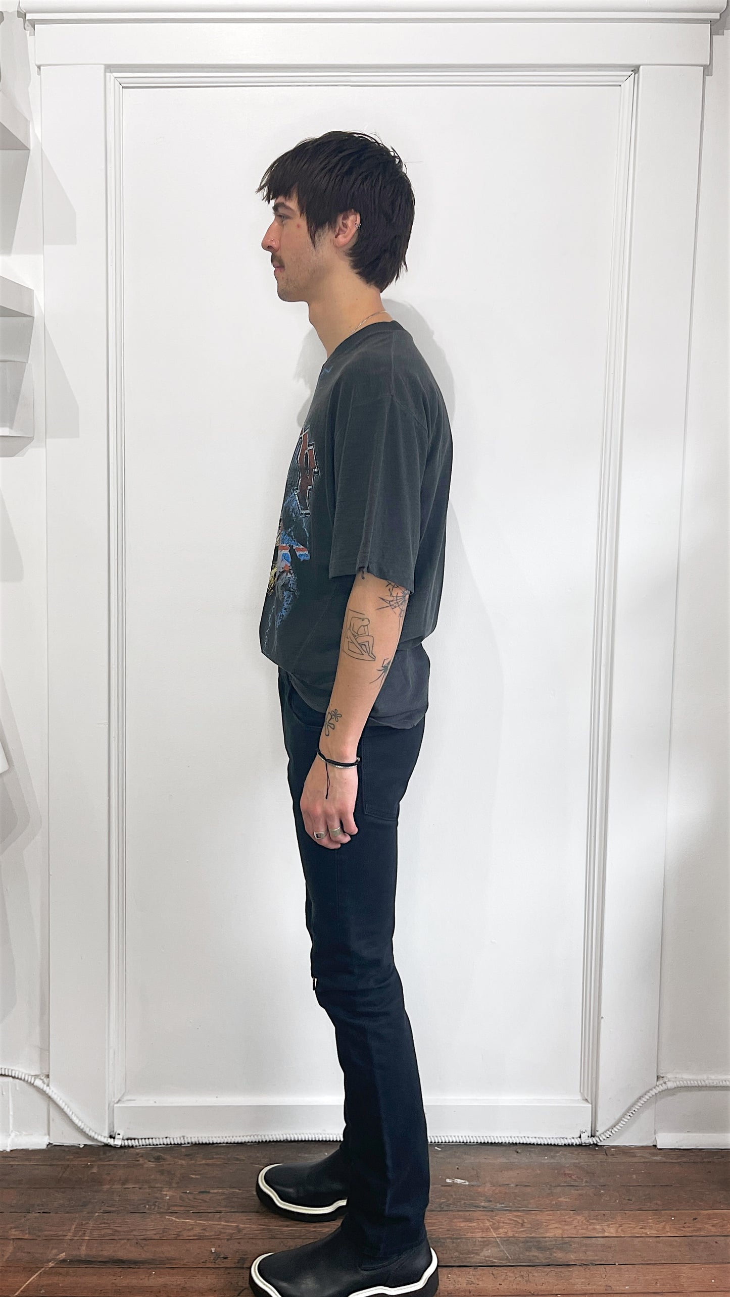 Raf Simons Black 4 Ring Slim Fit Jeans 30