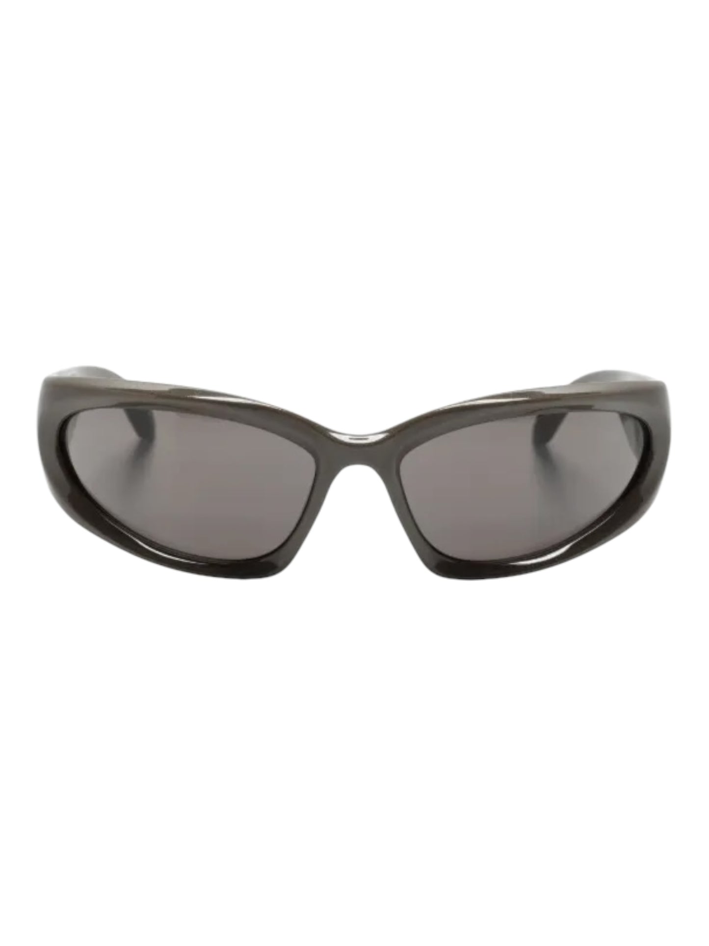 Balenciaga Grey Swift Oval Sunglasses