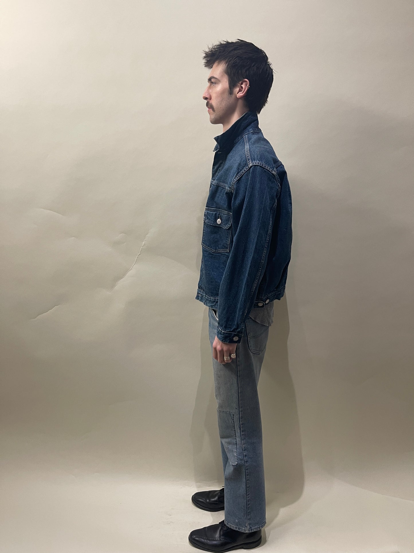 orSlow Mid Blue 2 Year Wash 50's Denim Jacket Large - L