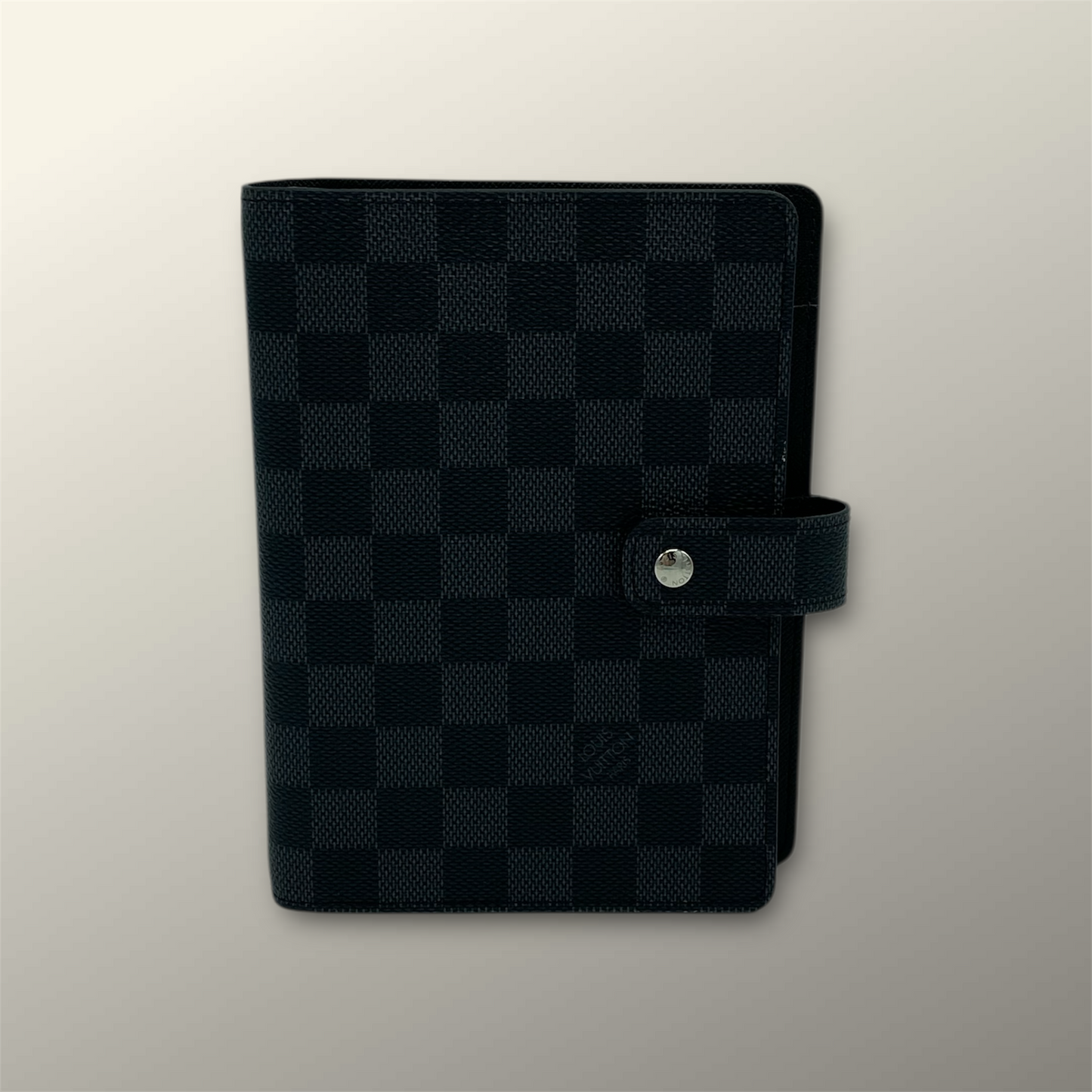 Louis Vuitton Black & Grey Damier Canvas Agenda Cover