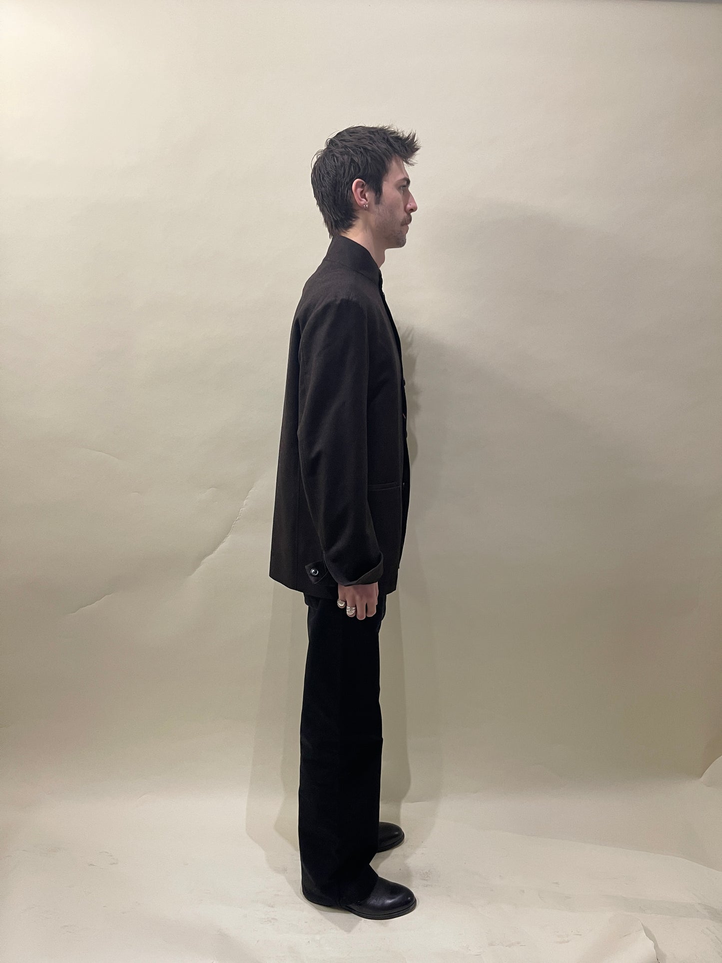 Zegna Dark Brown Oasi Cashmere Chore Jacket 42