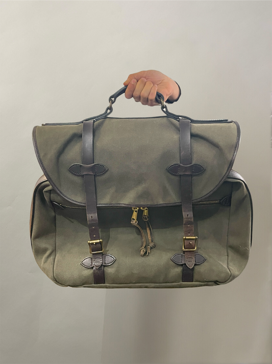 Filson Otter Green Canvas Twill Style 242 Carry On Bag
