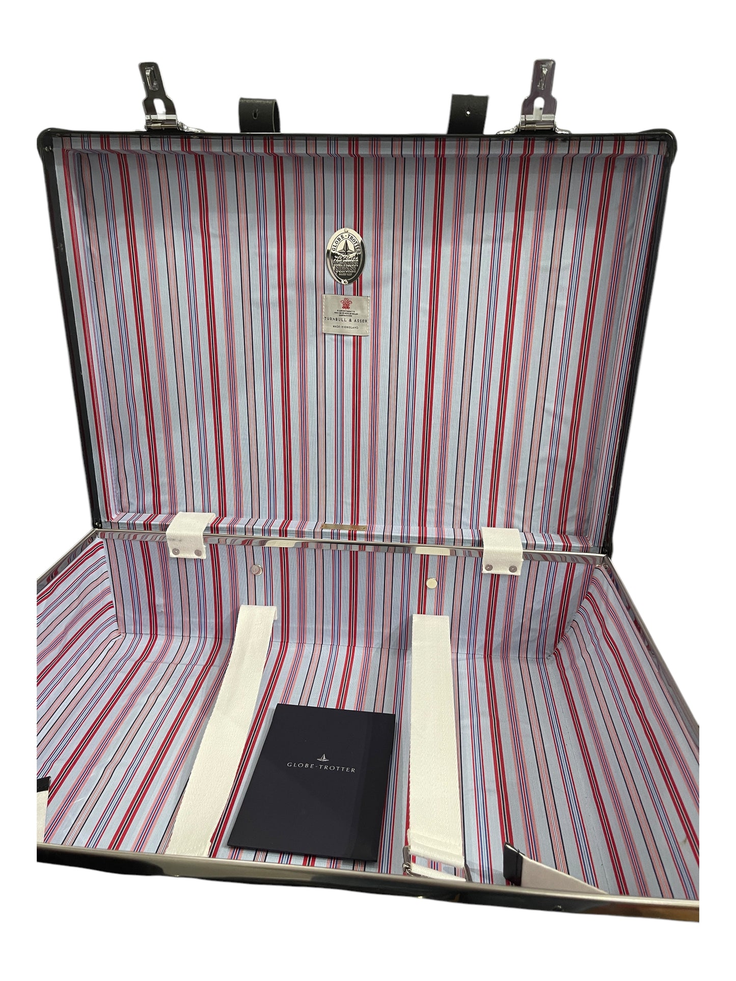 Globe Trotter x Turnbull & Asser Black Leather Limited Edition 18" Suitcase