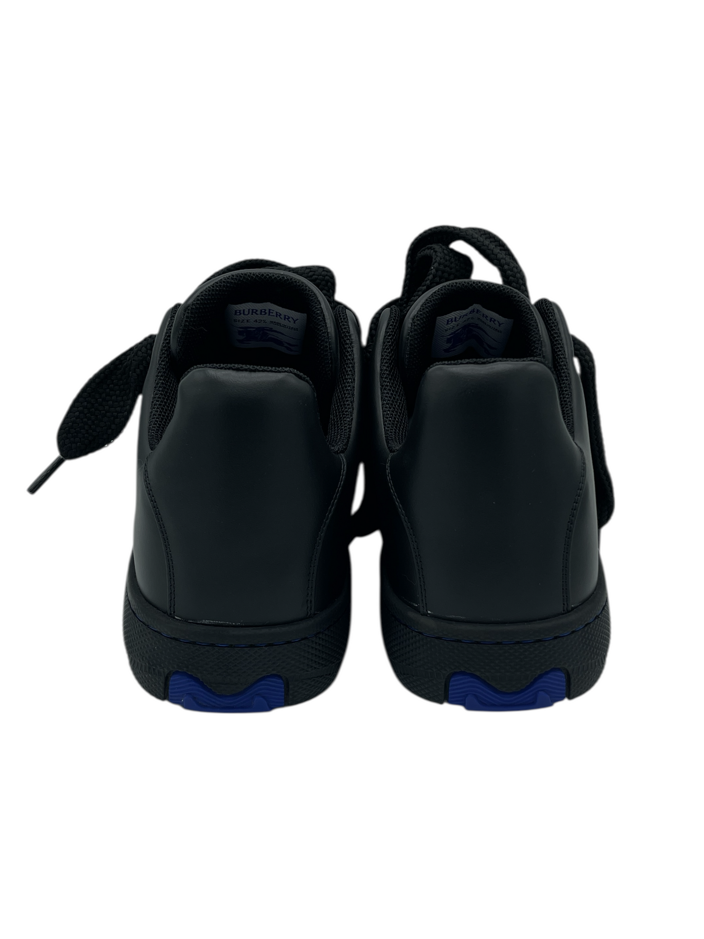 Burberry Black Leather Box Sneakers 9.5 M / 11 W