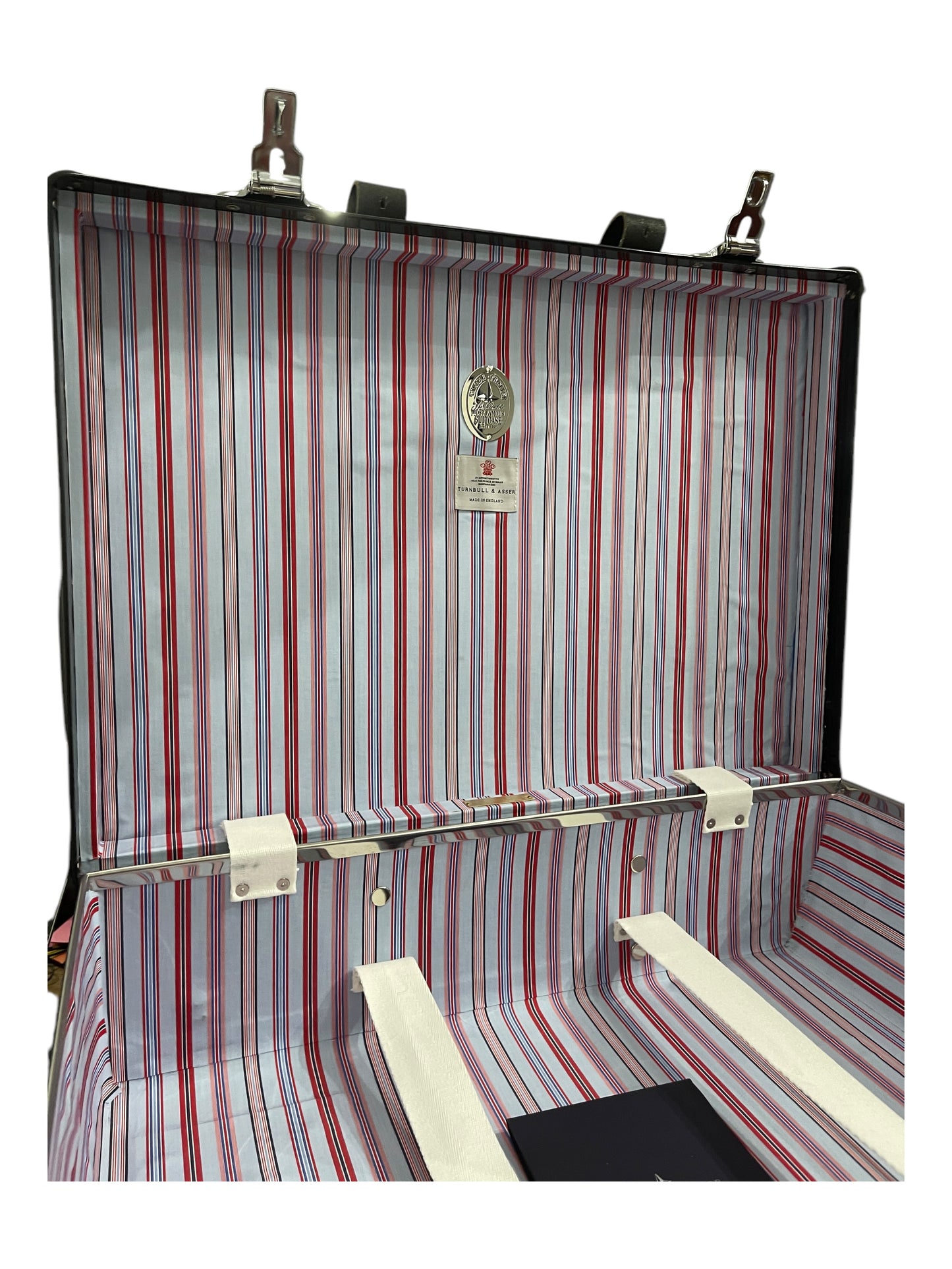 Globe Trotter x Turnbull & Asser Black Leather Limited Edition 18" Suitcase