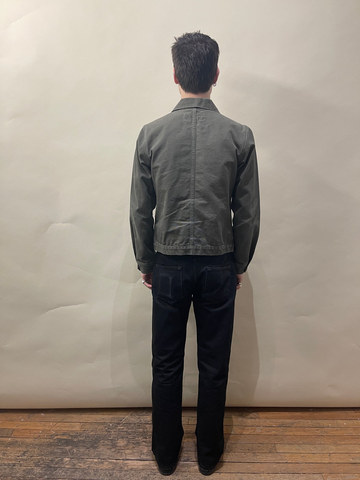 Rogue Territory Sage Green Canvas Tanker Jacket Medium - M