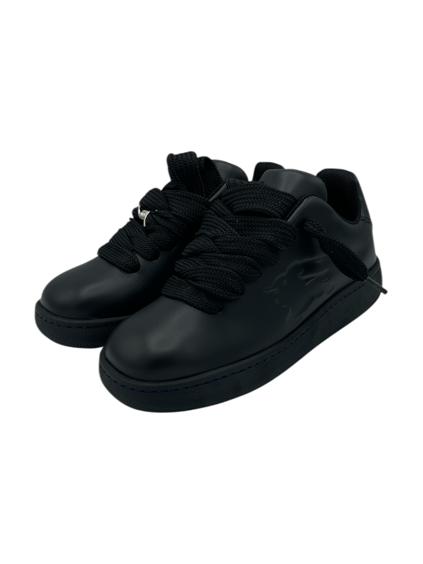 Burberry Black Leather Box Sneakers 9.5 M / 11 W