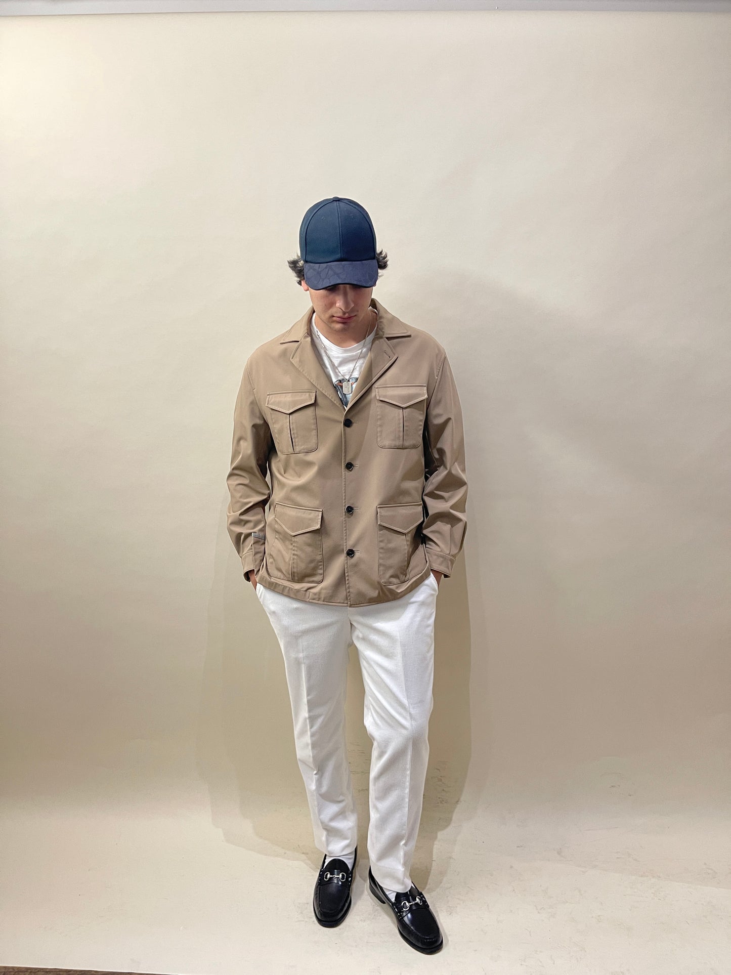 Atelier Munro Tan Nylon Field Jacket 46
