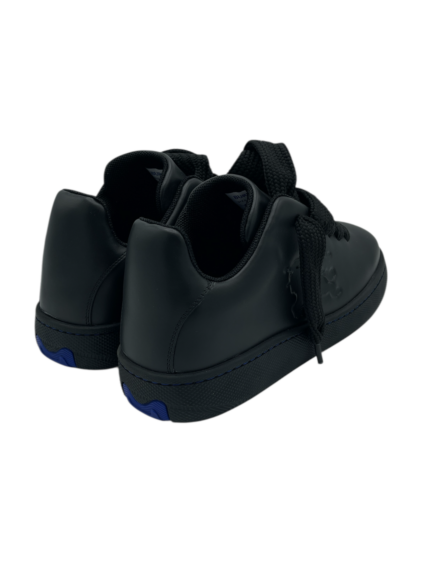 Burberry Black Leather Box Sneakers 9.5 M / 11 W