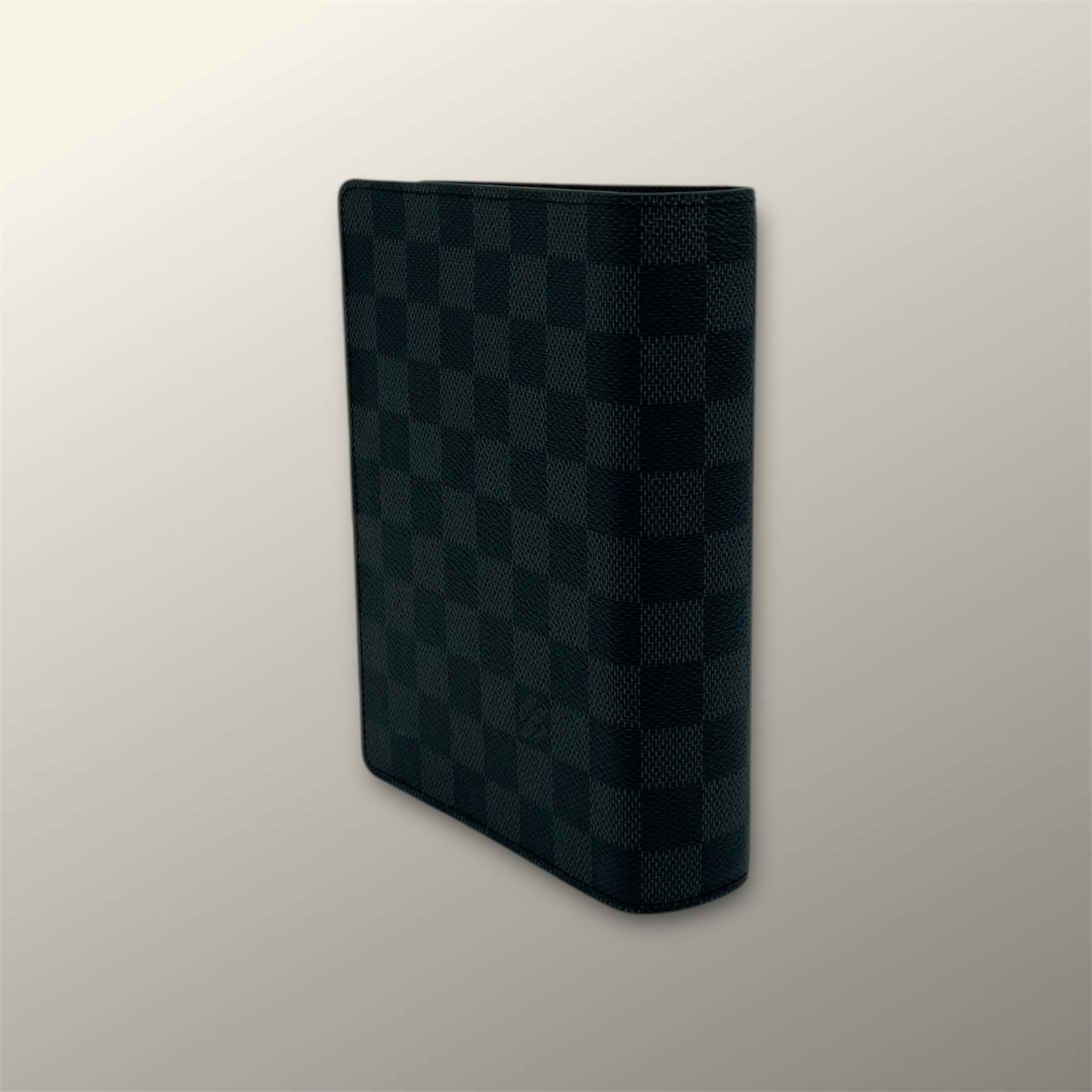 Louis Vuitton Black & Grey Damier Canvas Agenda Cover