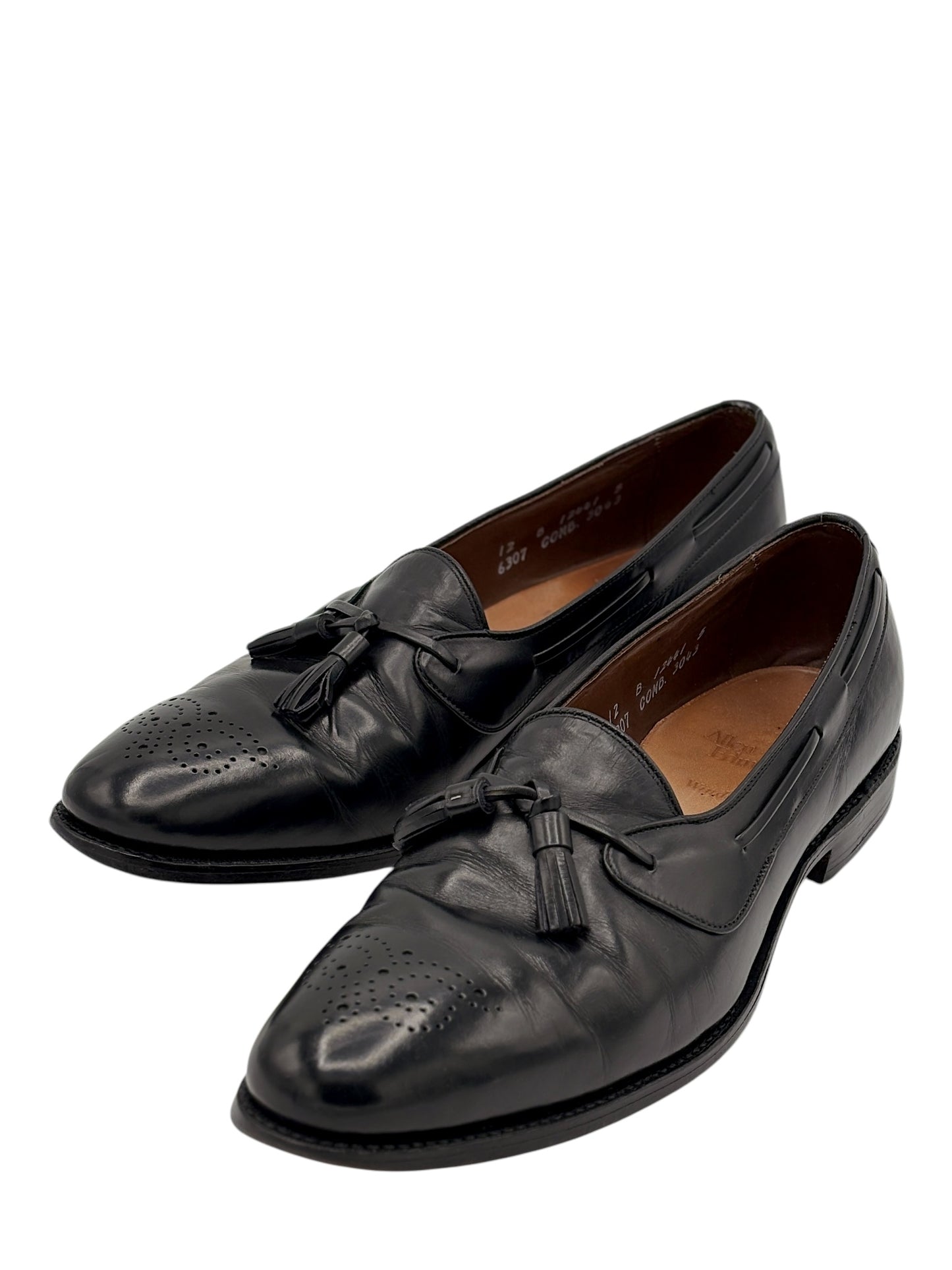 Allen Edmonds Black Leather Windham Tassel Loafers 12 M / 13.5 W