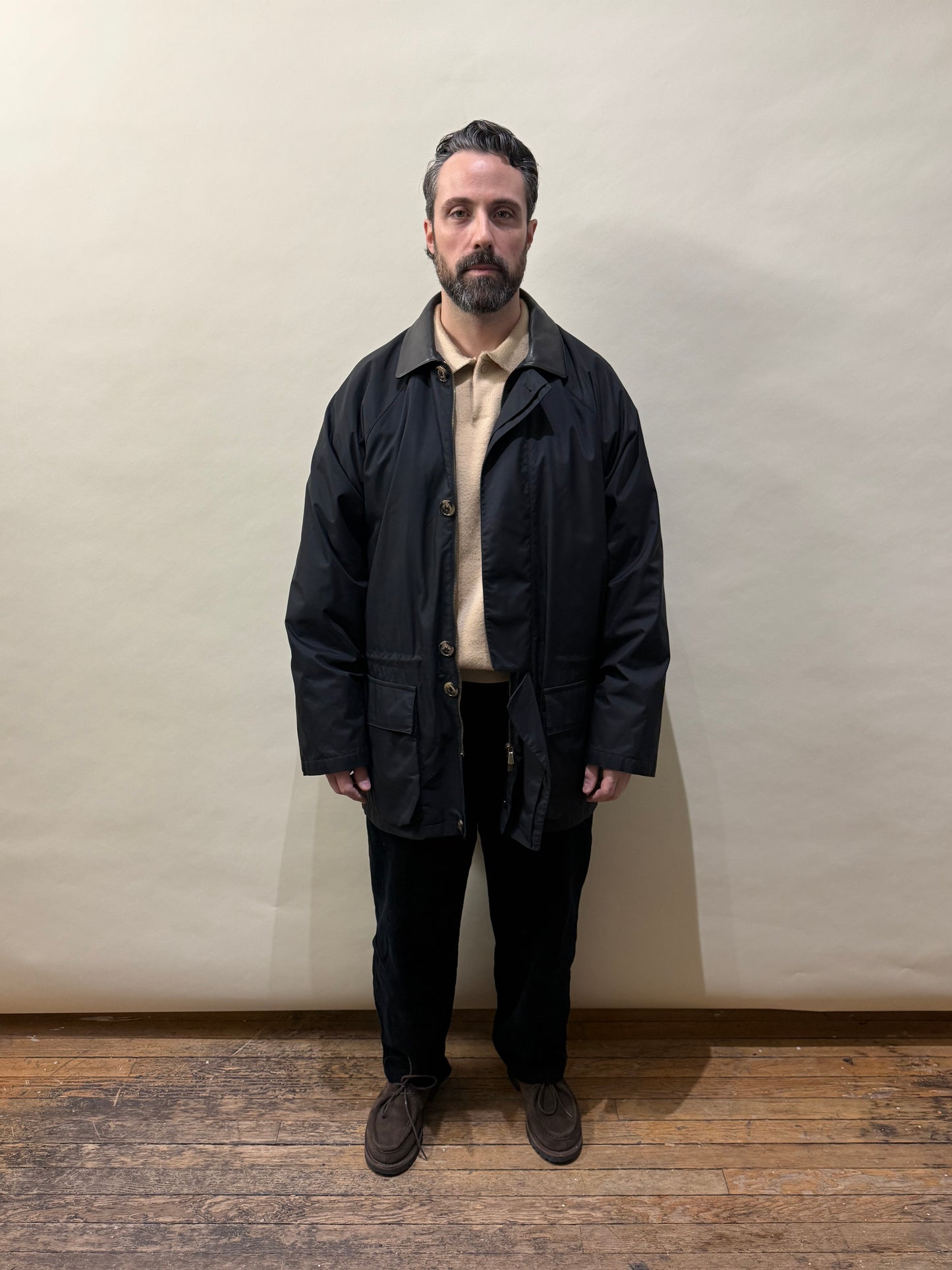 Loro Piana Navy Blue Nylon Storm System Jacket Extra Large - XL