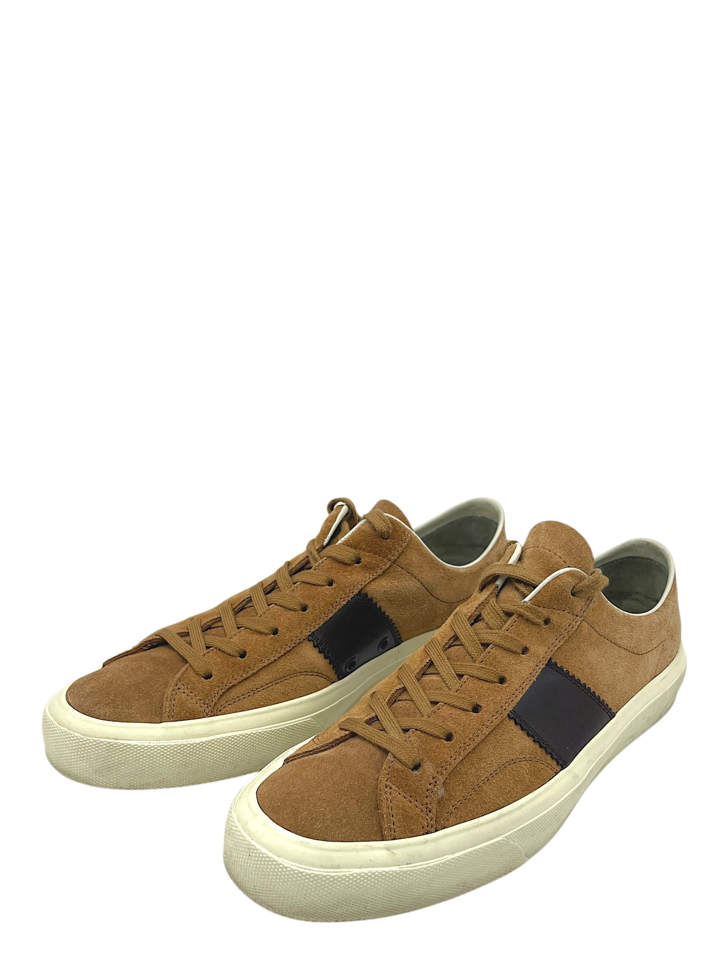 Tom Ford Caramel Suede Cambridge Sneakers 10 M / 11.5 W