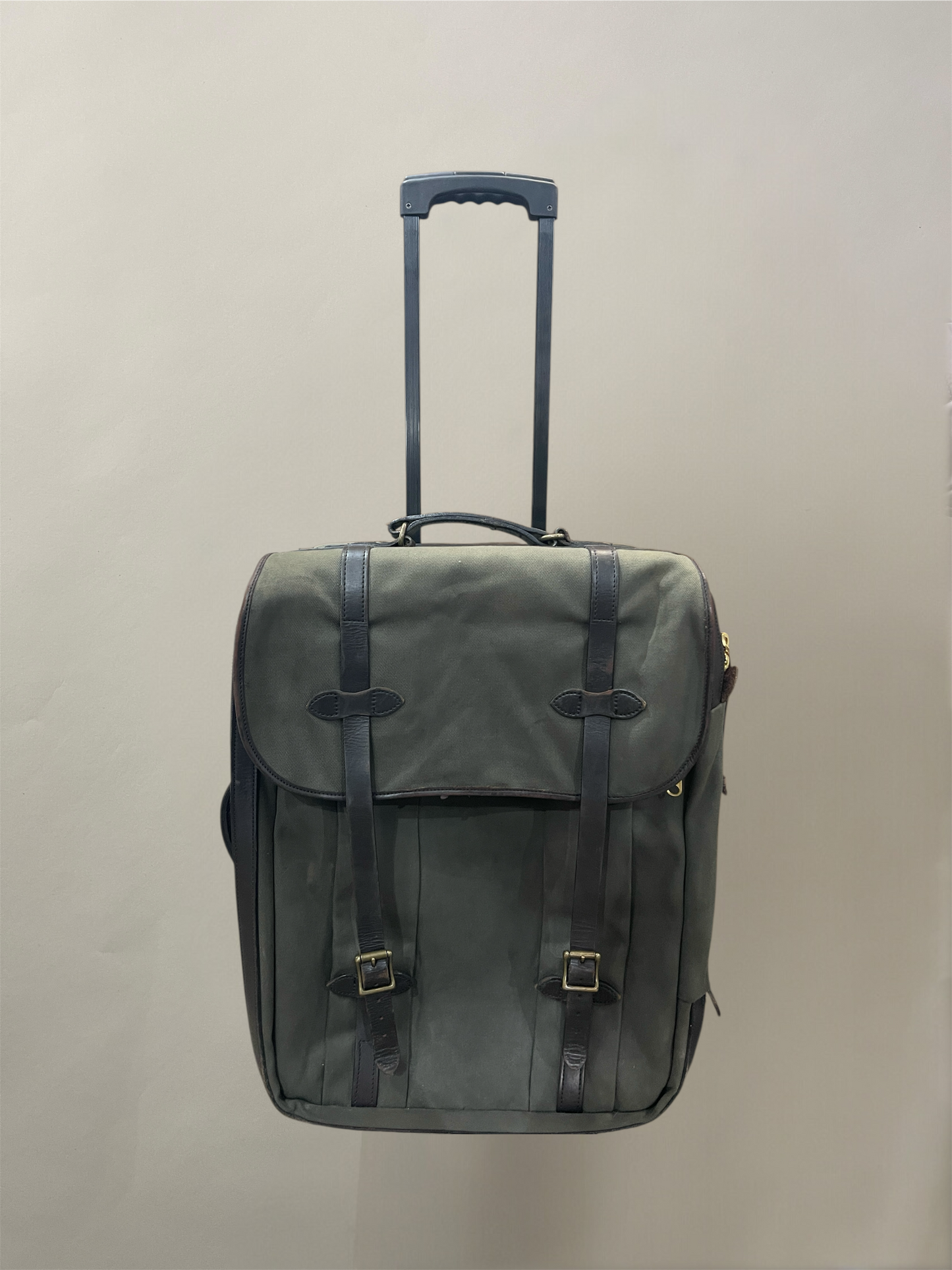 Filson Otter Green Rugged Twill 2 Wheel Suitcase