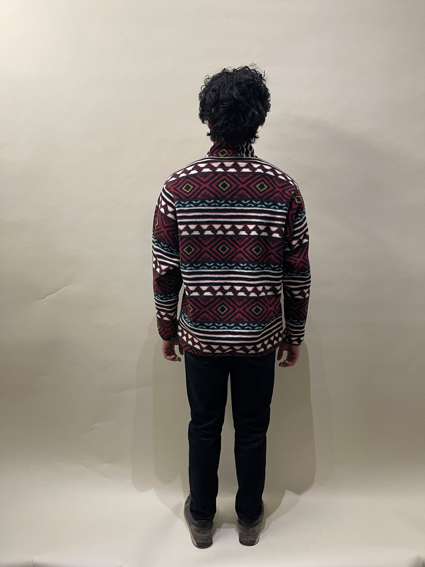 Patagonia Multicolour Synchilla Aztec Pattern Fleece Pullover Medium - M