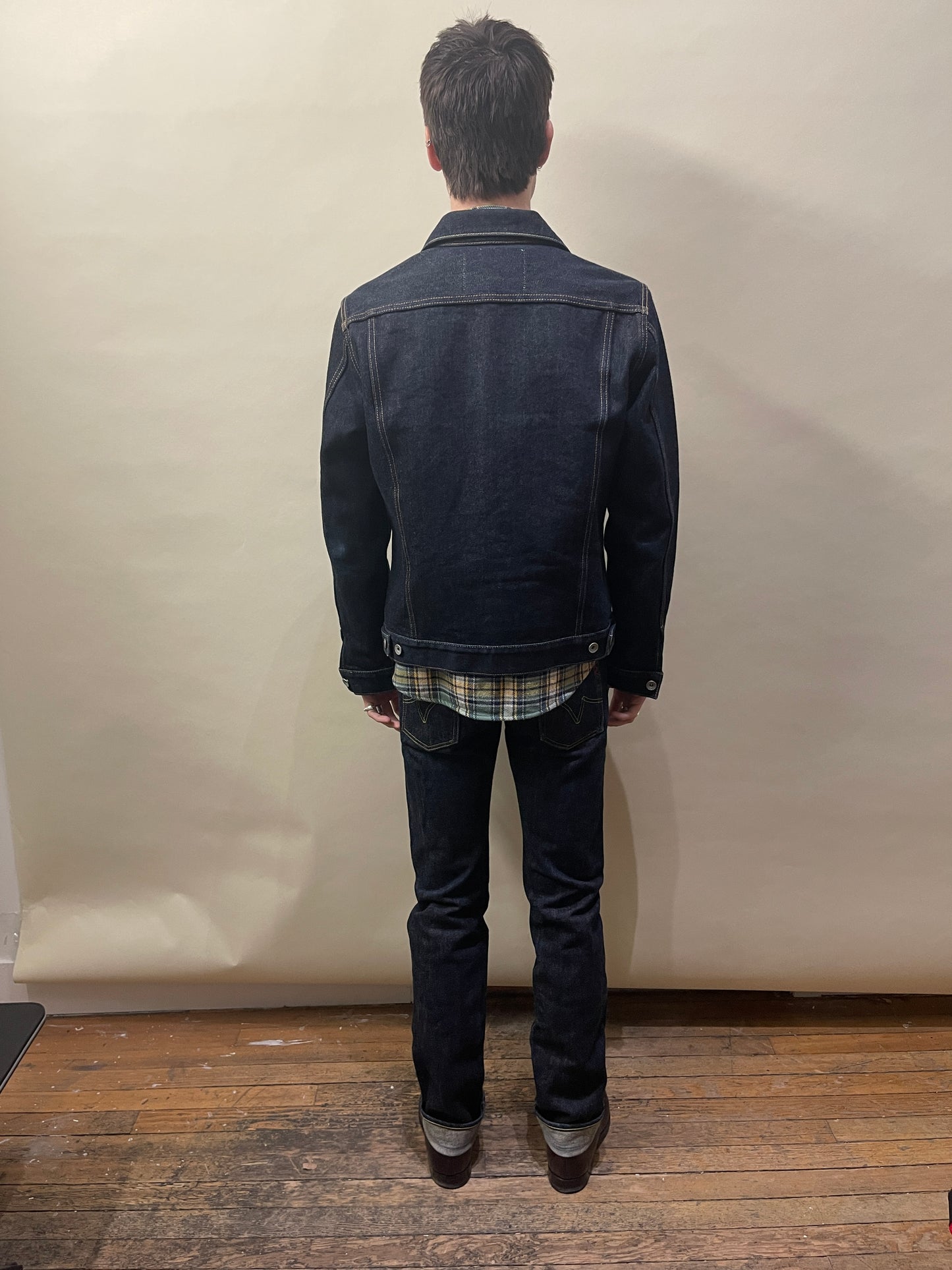 Iron Heart Indigo 21oz IHJ-526PJ Type 3 Denim Jacket 40