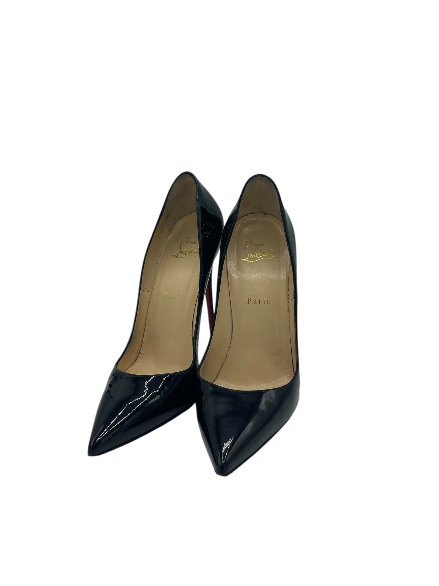Christian Louboutin Black Patent Leather So Kate Pumps 8.5 M / 10 W