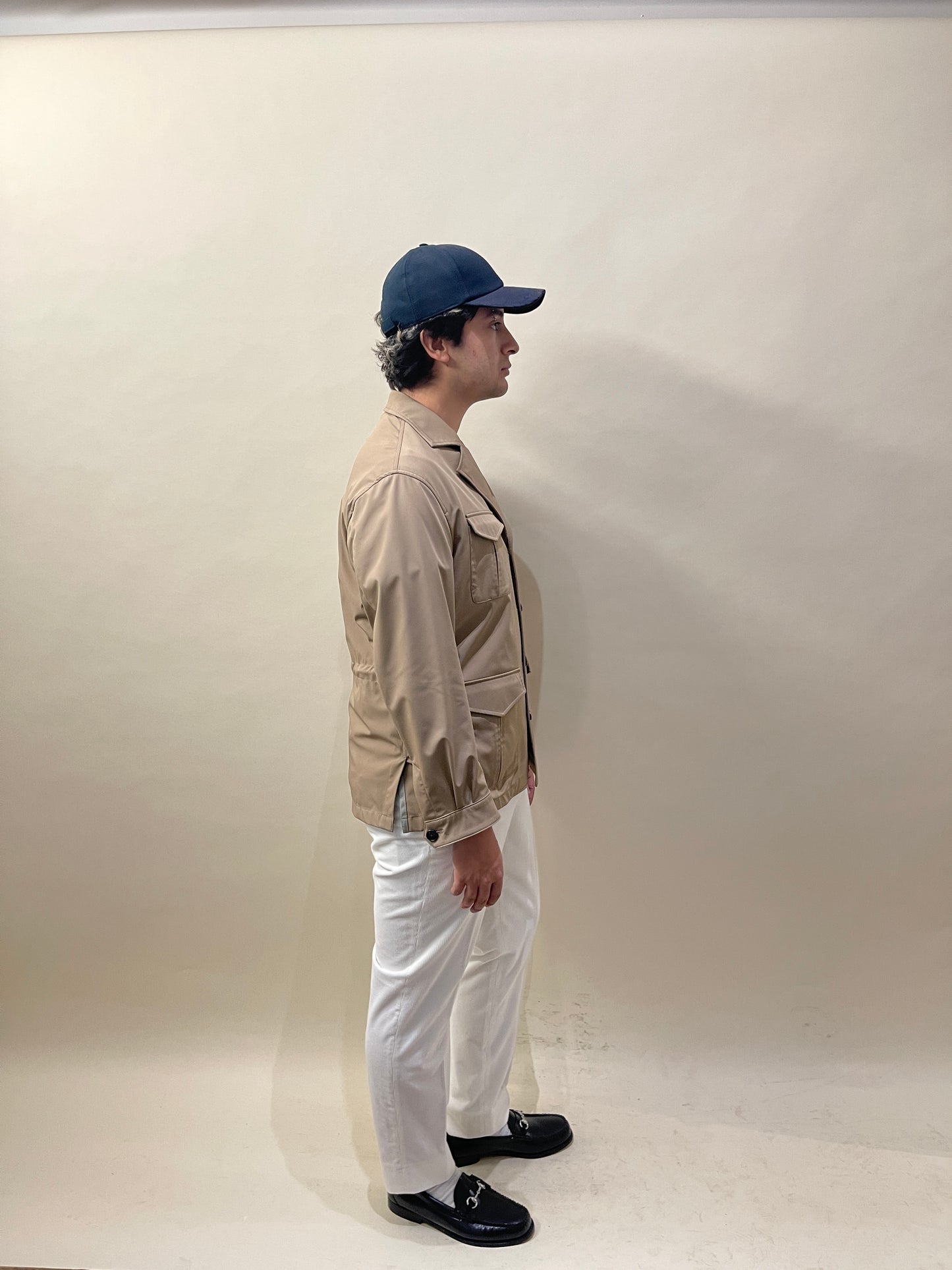 Atelier Munro Tan Nylon Field Jacket 46