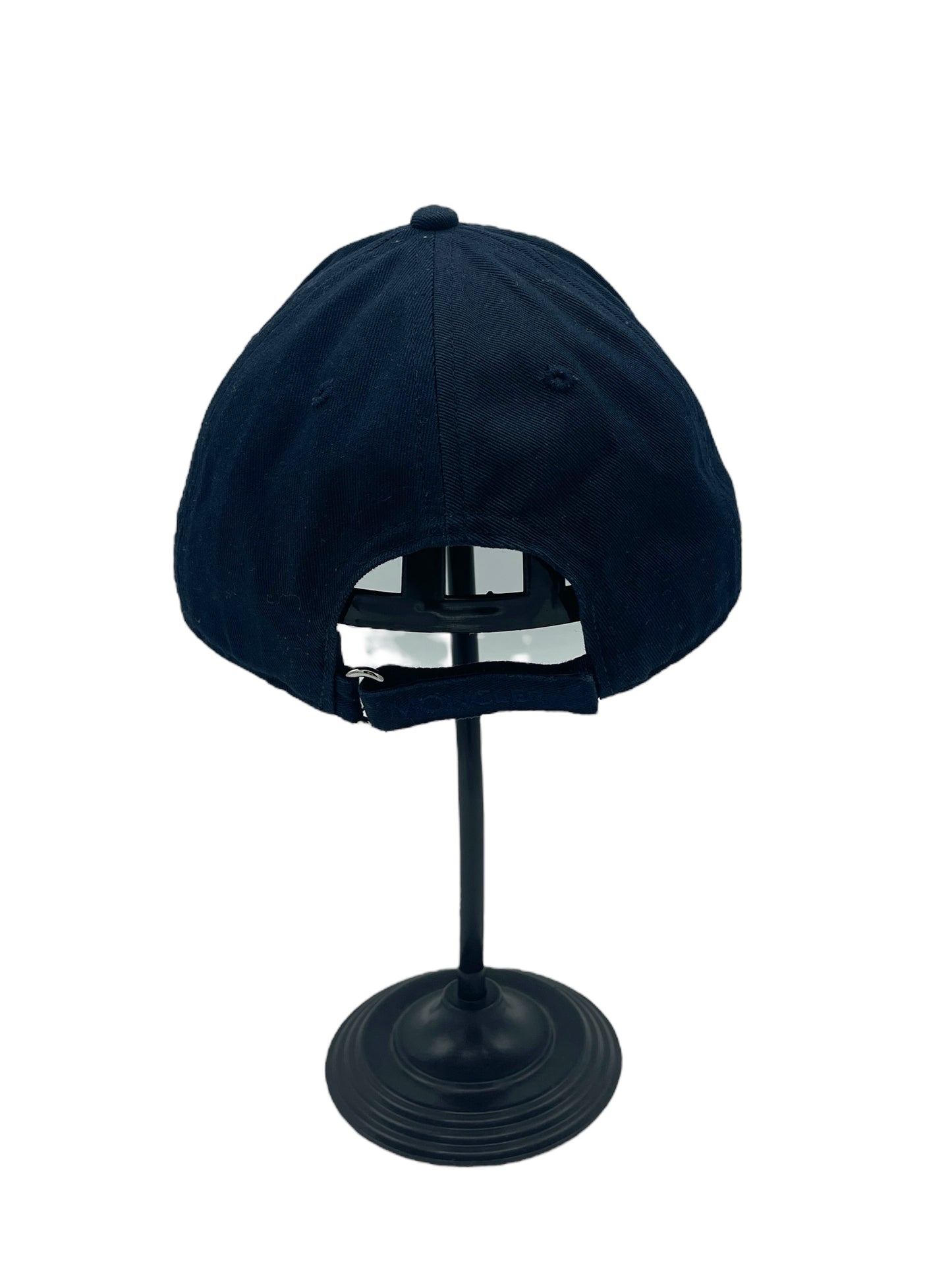 Moncler Navy Blue Cotton Tonal Logo Baseball Cap