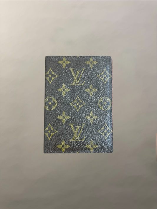 Louis Vuitton Brown Coated Canvas Monogram Passport Holder