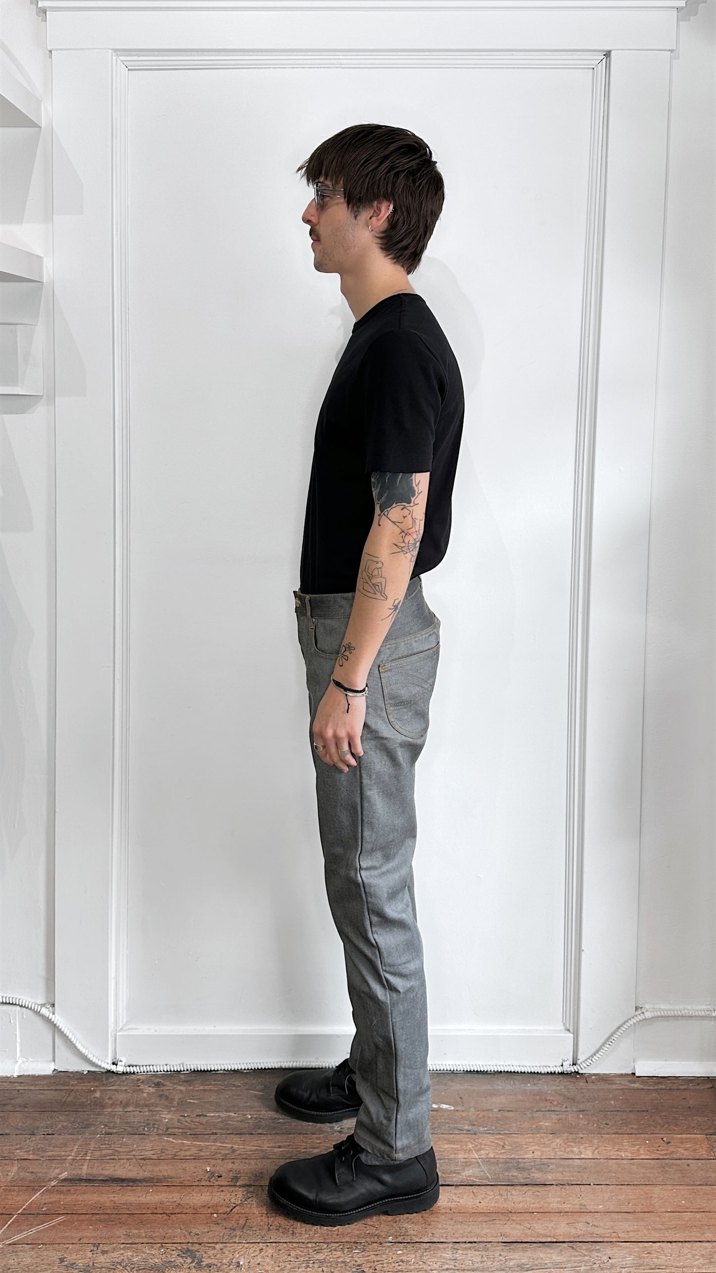 Lee X Vivienne Westwood Grey Slim Fit Stretch Denim 32