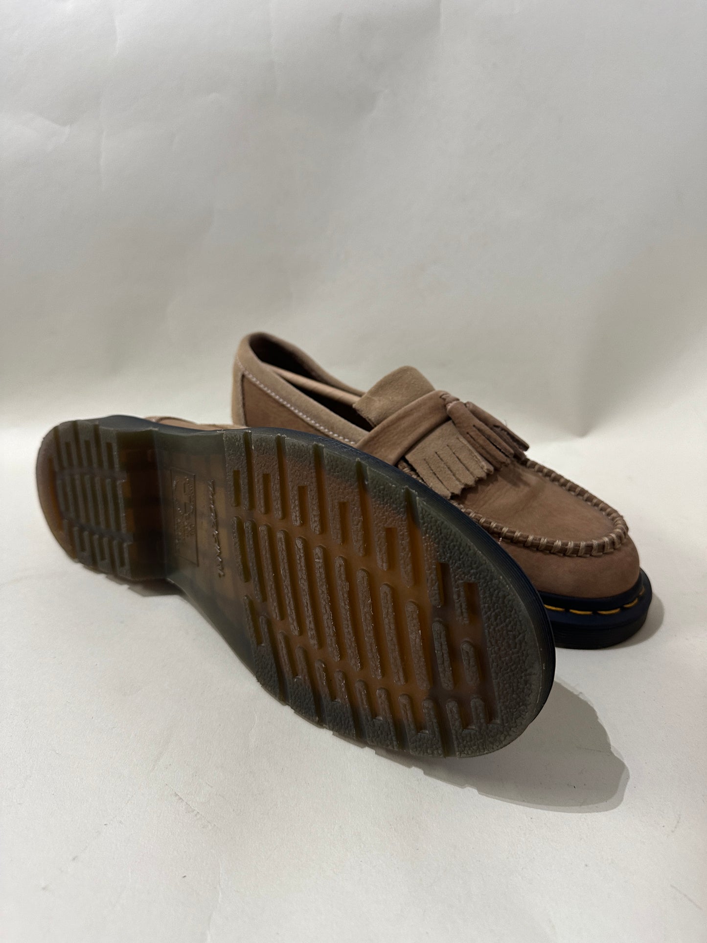 Dr. Martens Tan Nubuck Suede Adrian Loafers 8 M / 9.5 W