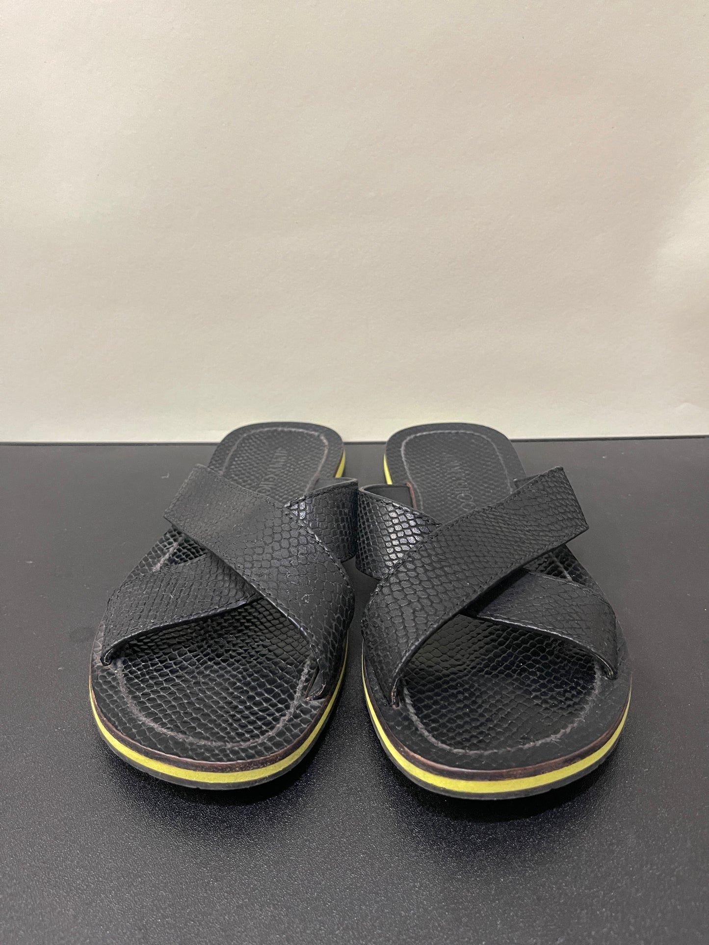 Jimmy Choo Black & Yellow Sandal