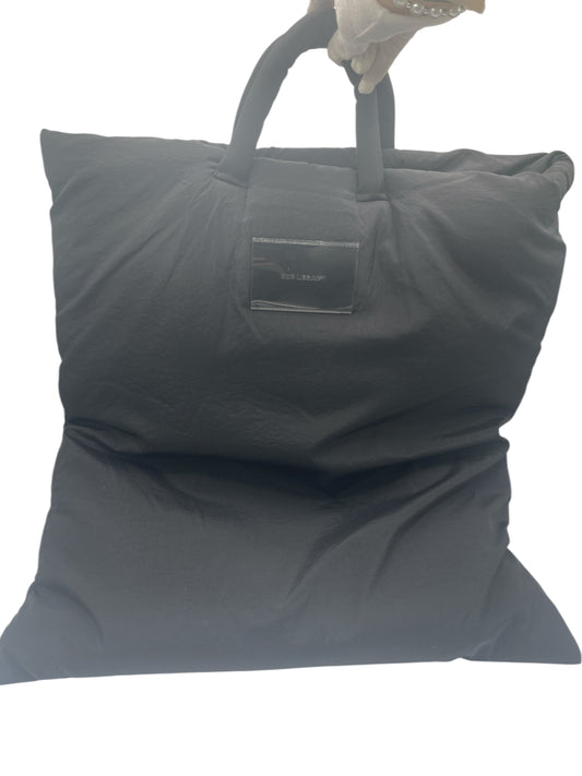 Our Legacy Black Padded Big Pillow Tote Bag OS