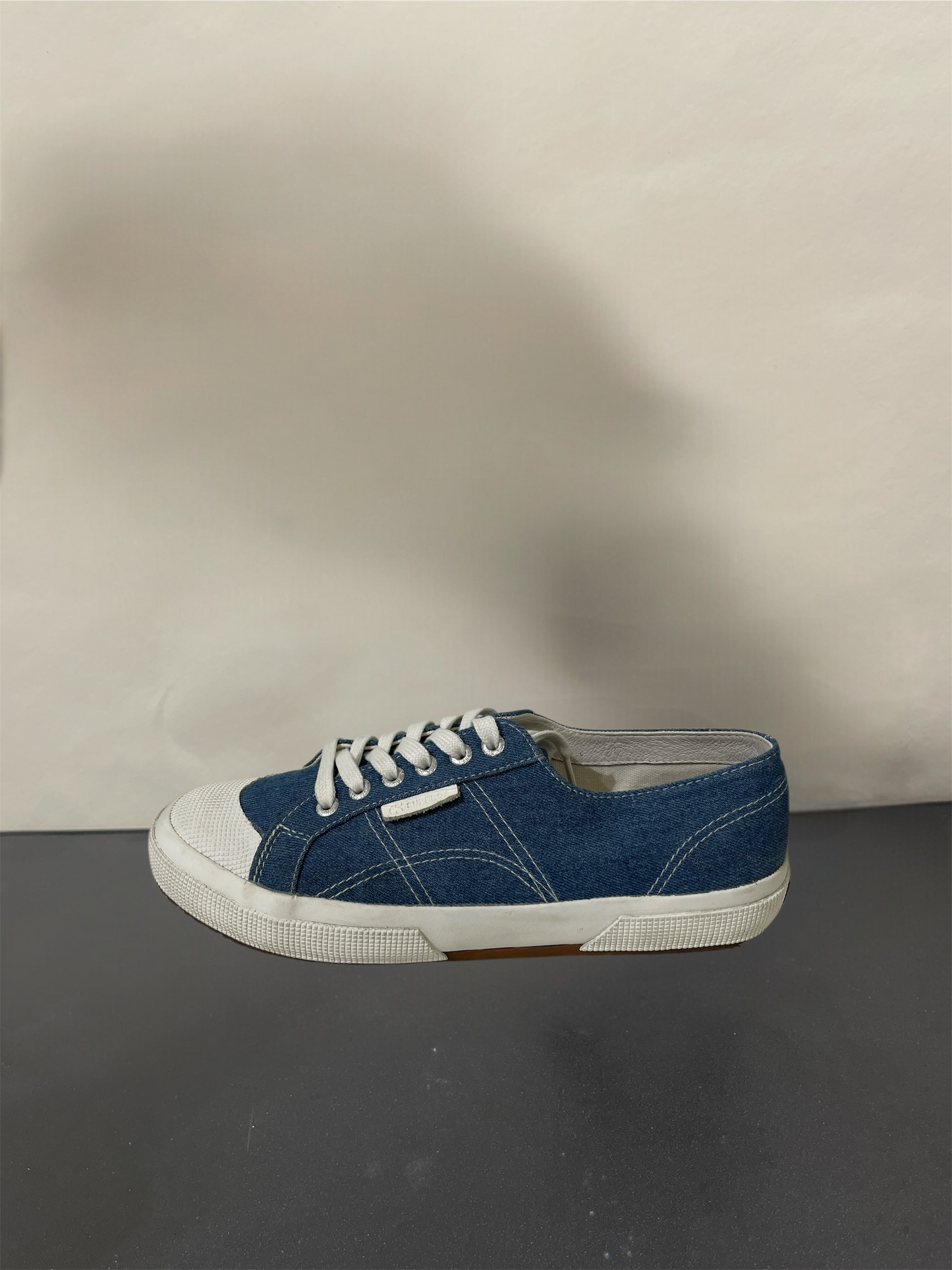 Superga x Sandro Denim Cap Toe Low Top Sneakers 8 M / 9.5 W