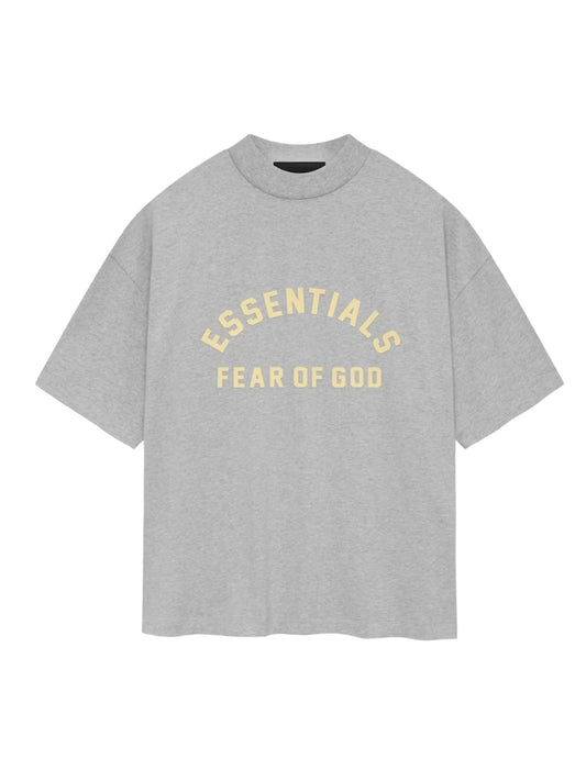 Essentials Fear of God Heather Grey Heavy Jersey Crewneck Tee