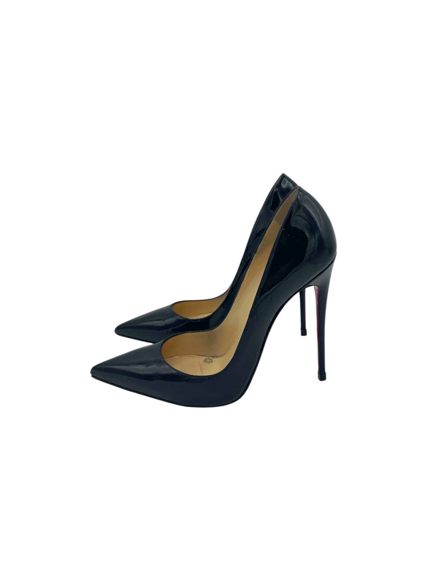 Christian Louboutin Black Patent Leather So Kate Pumps 8.5 M / 10 W